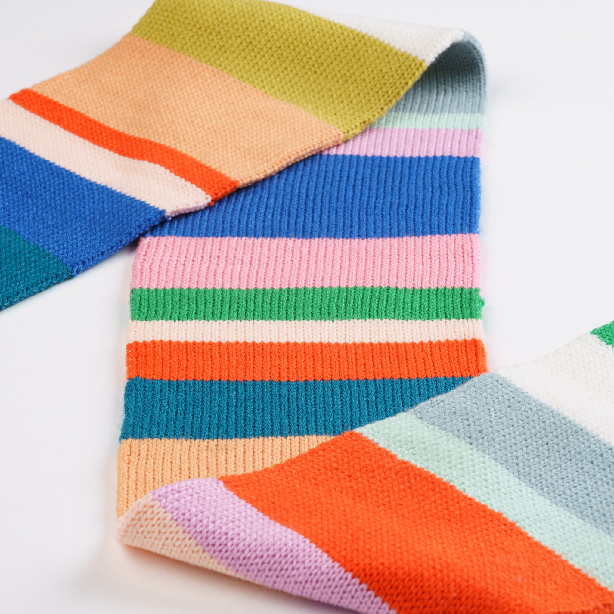 Verloop Skinny Multi Stripe Scarf - Image 4