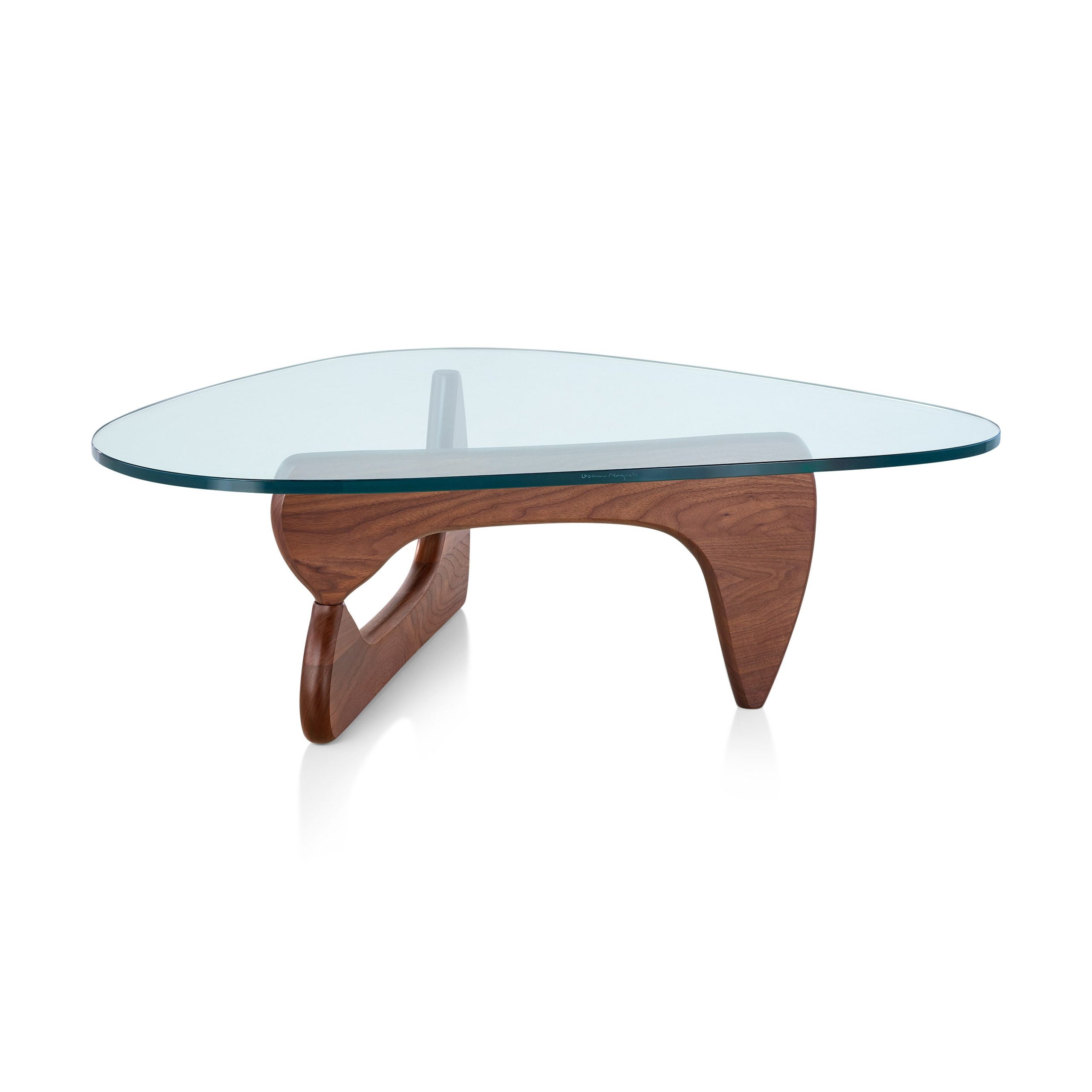 Noguchi Coffee Table from Herman Miller - Transparent/ Walnut - Image 4