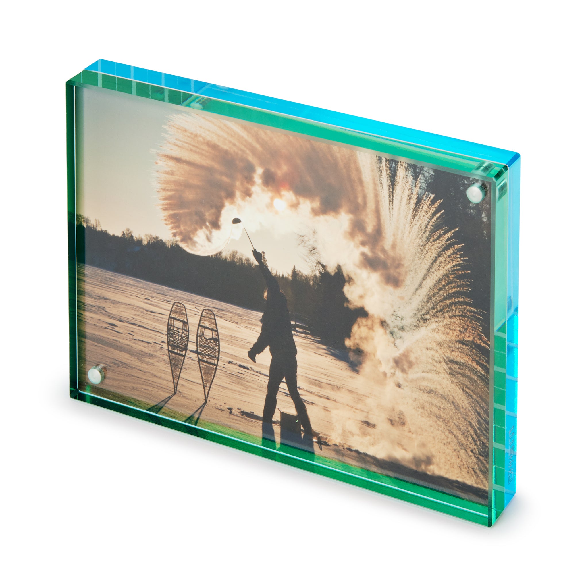 Nicolai Canetti Dual-Color Magnetic Picture Frame - Green/Aqua - Image 3