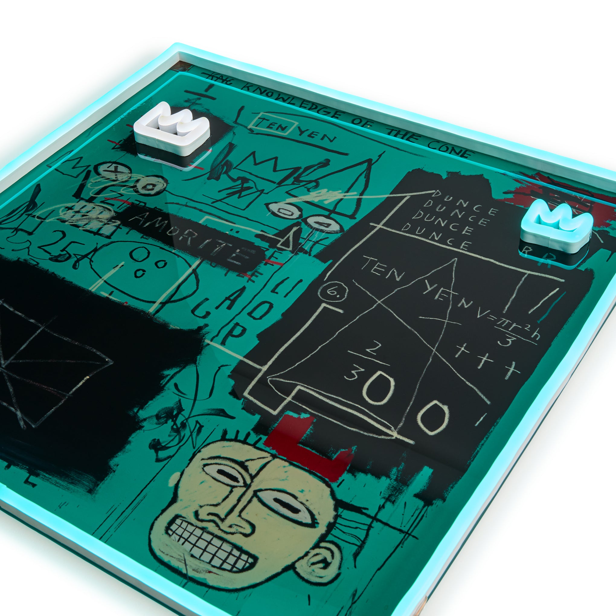 Yellowpop Jean-Michel Basquiat Equals Pi Neon Sign - Image 4