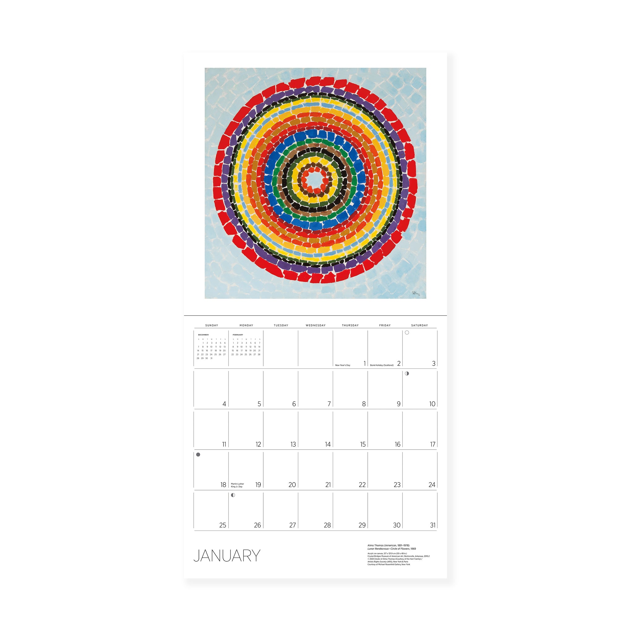 2026 Alma Thomas Wall Calendar - Image 3