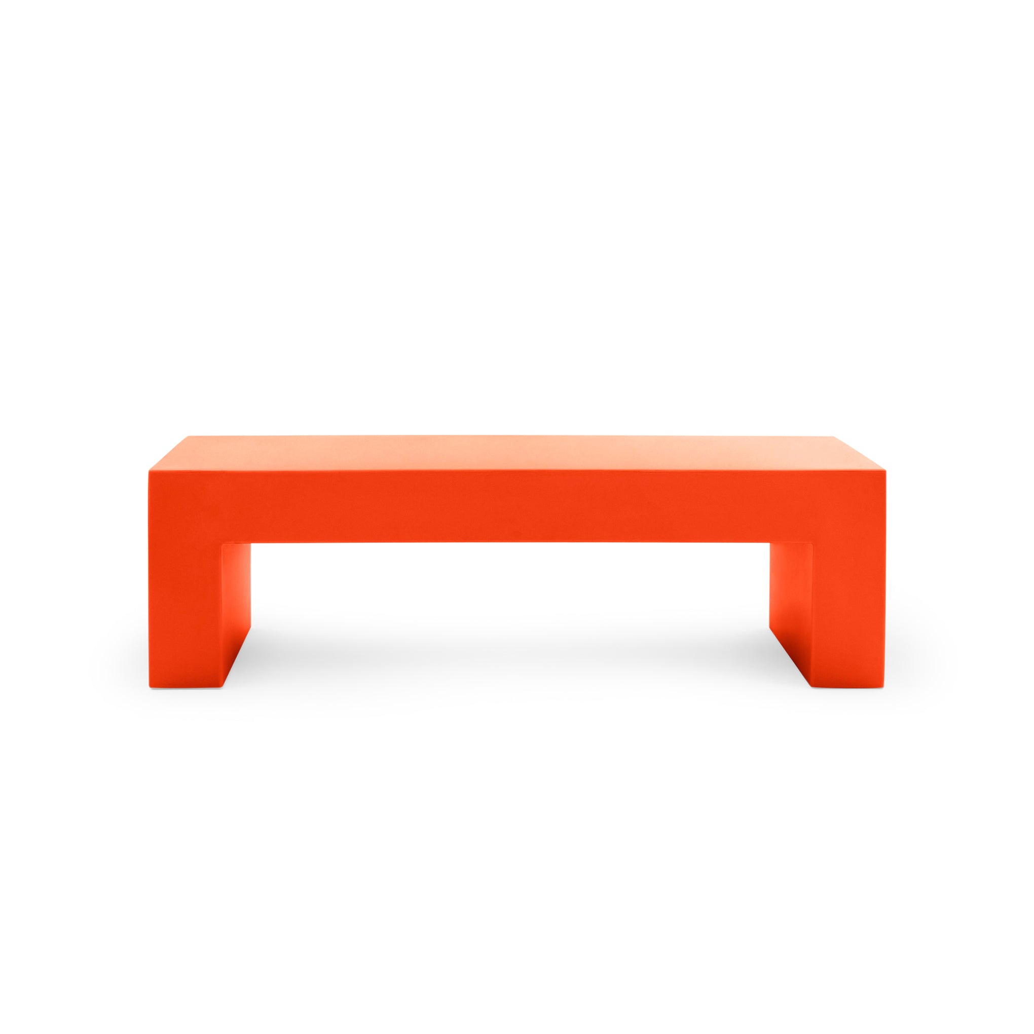 Vignelli Bench from Heller - Orange - Image 2