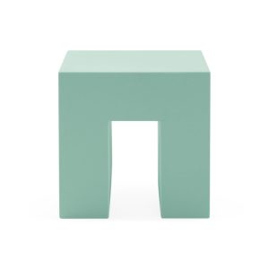 Vignelli Cube Stool from Heller - Celadon
