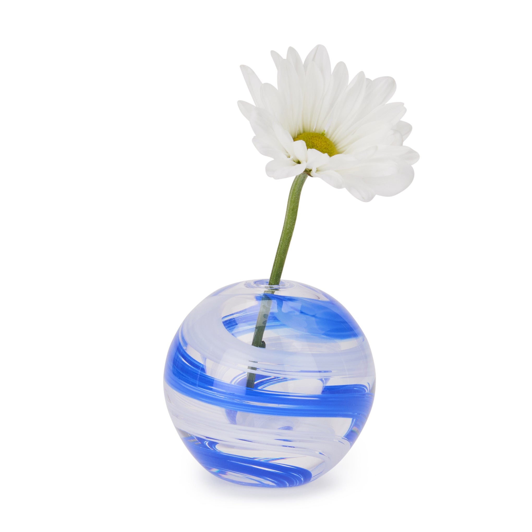 Hana Glass Bud Vase - Blue