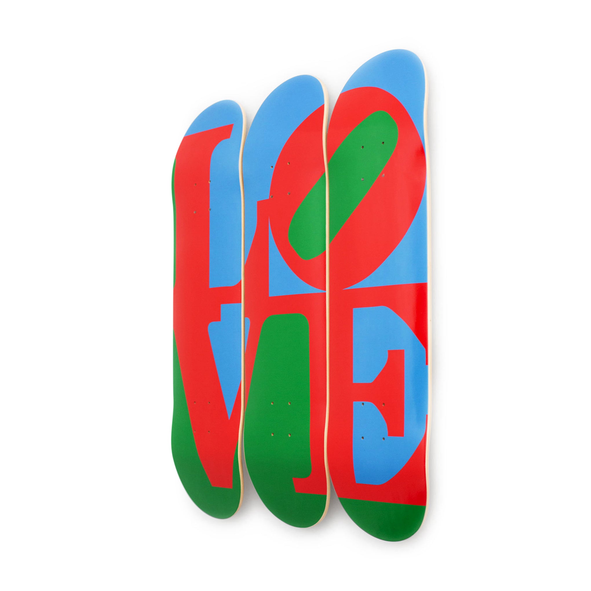 Robert Indiana LOVE Skateboard Triptych - Image 3