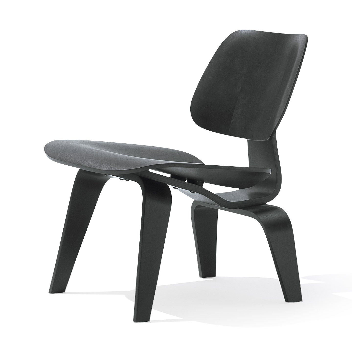 Eames® Molded Plywood Lounge Chair (LCW) from Herman Miller - Ebony