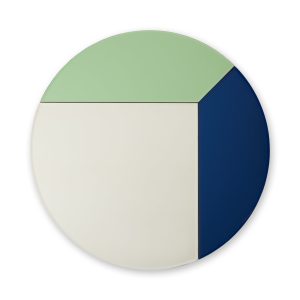 Round Mosaic Mirror - Blue/ Green