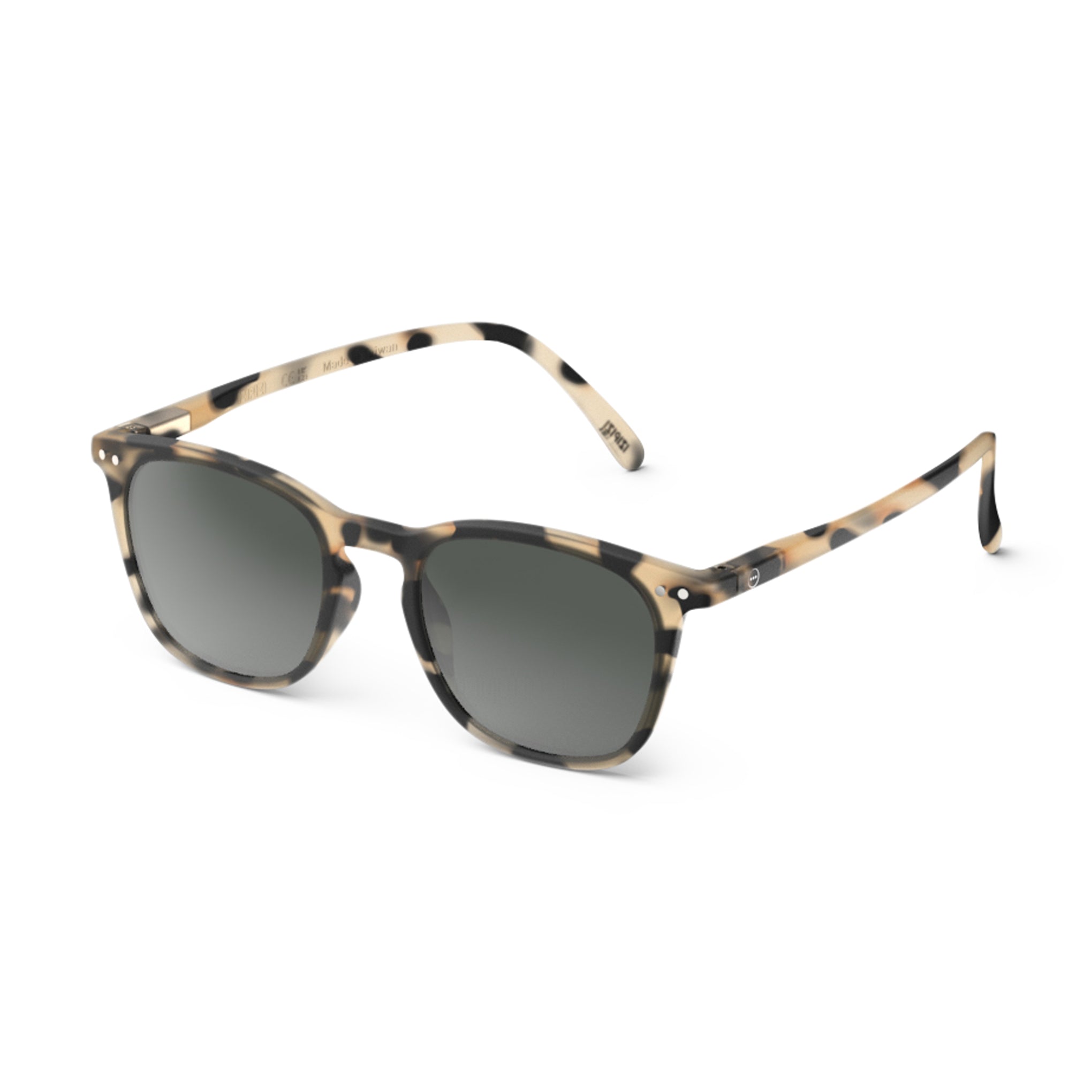 IZIPIZI Tapered Square Sunglasses #E - Light Tortoise - Image 2