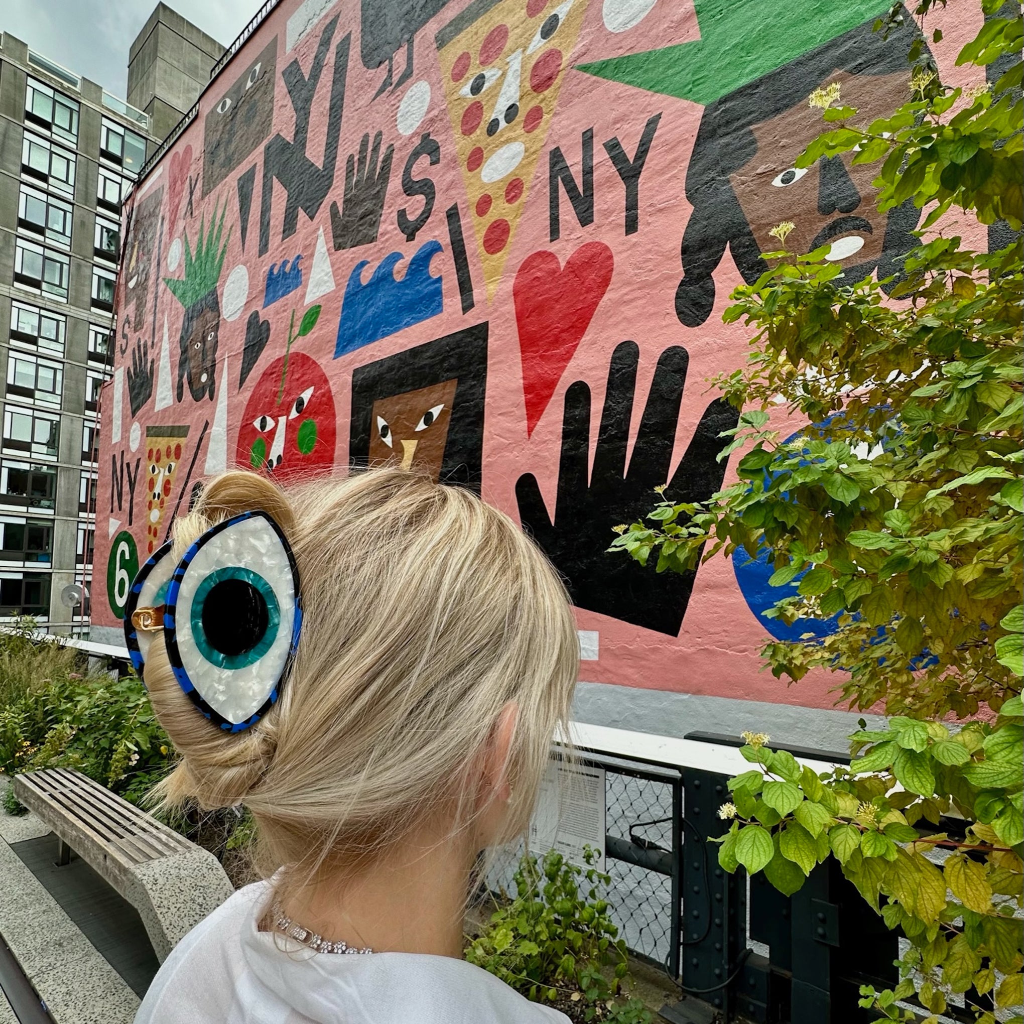 Solar Eclipse Hair Clip - Evil Eye - Image 2