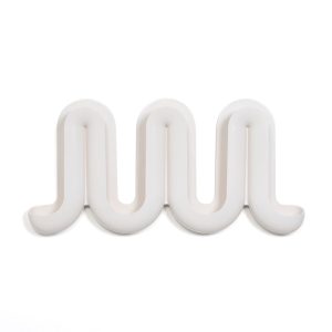 Swell Coat Rack & Wall Organizer - Cream