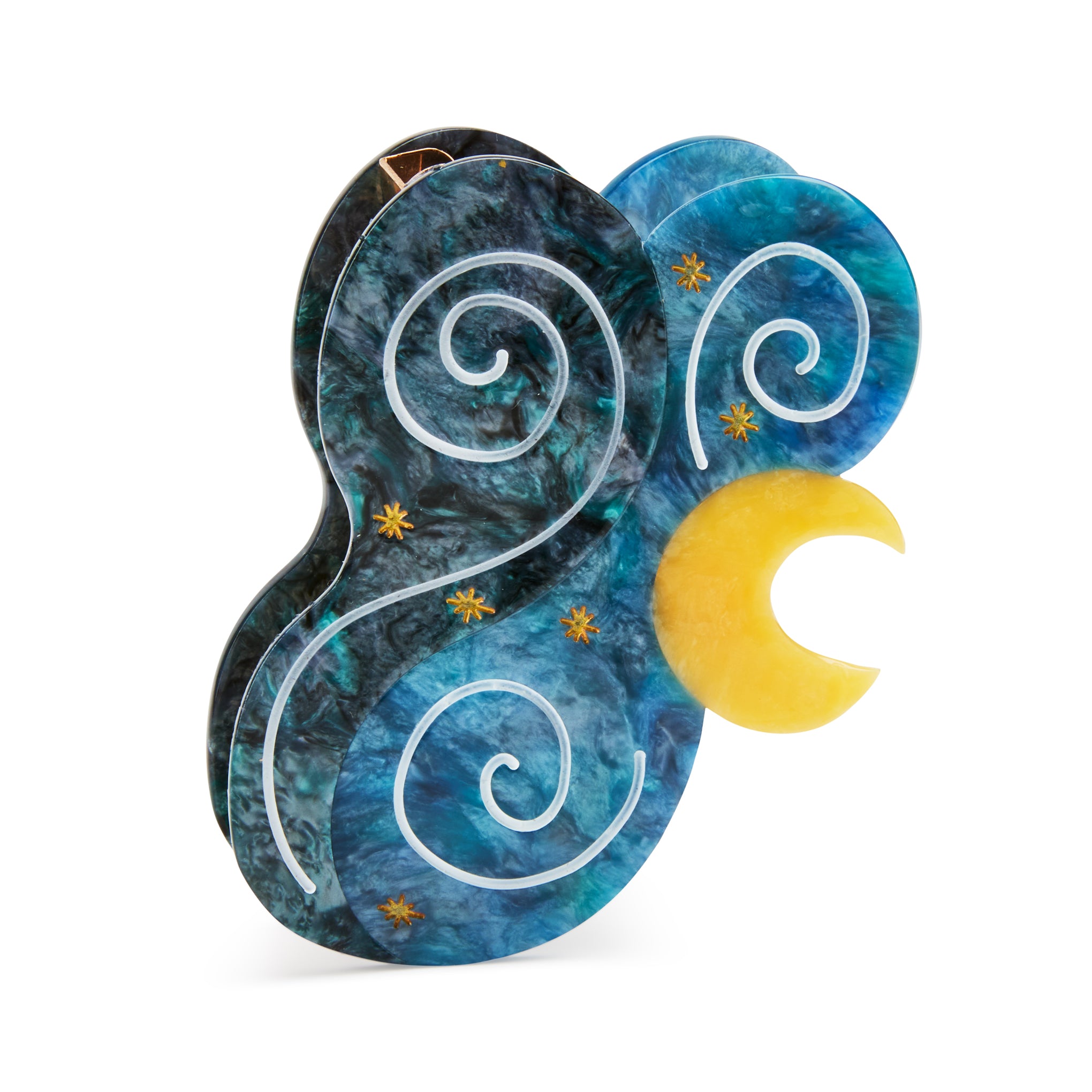 MoMA Solar Eclipse Starry Night Hair Clip - Image 3