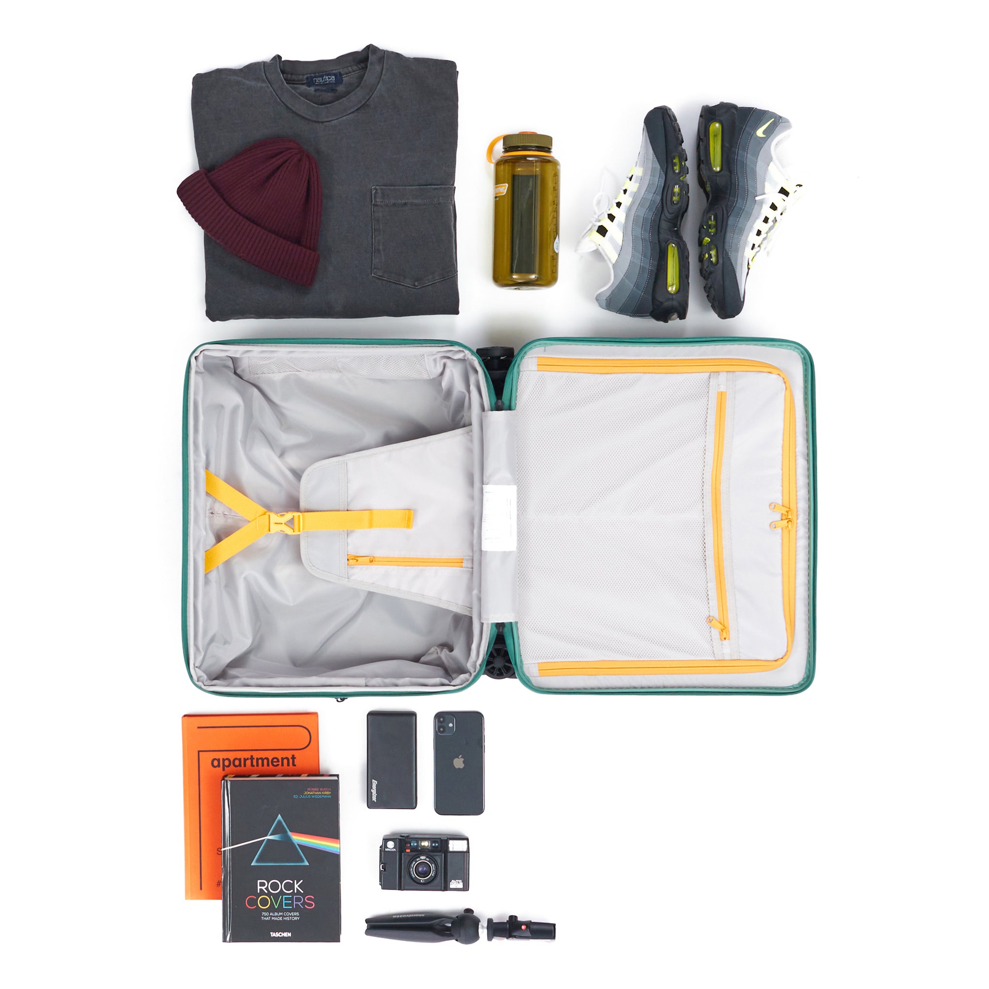 Square Expandable Suitcase with TT Handle - Carry-On - Image 4