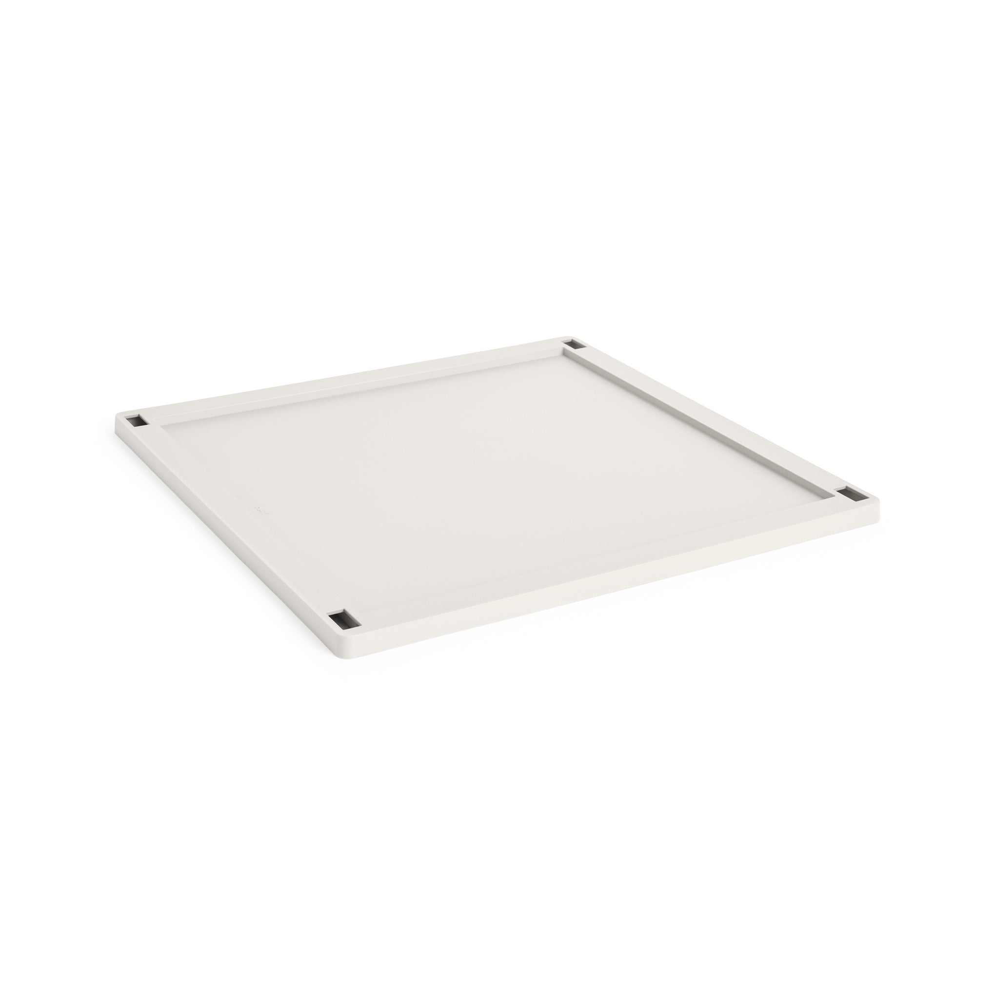 HAY Recycled Storage Bin Collapsible Plastic Lid - Off White