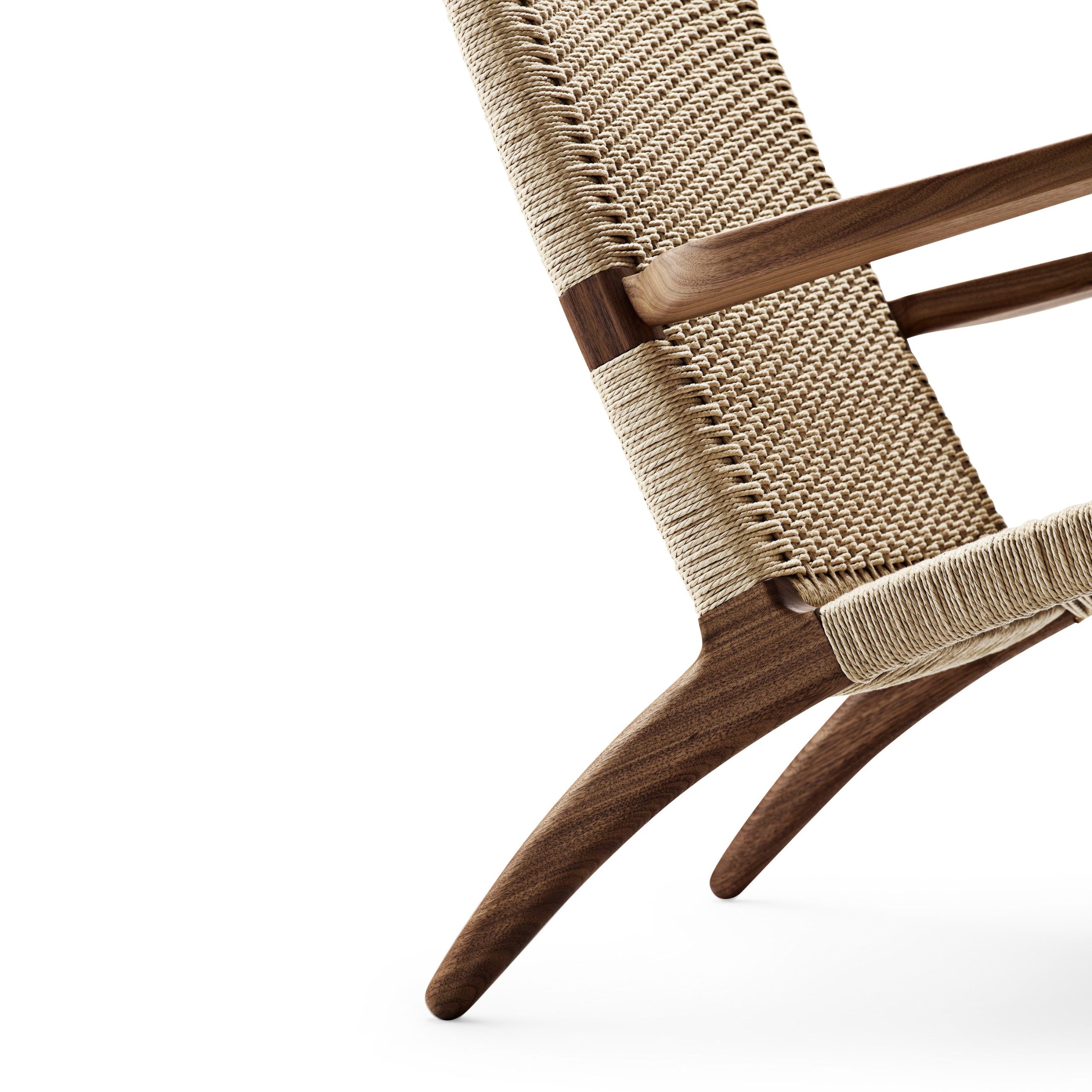 CH25 Lounge Chair - Walnut Oil - Image 5