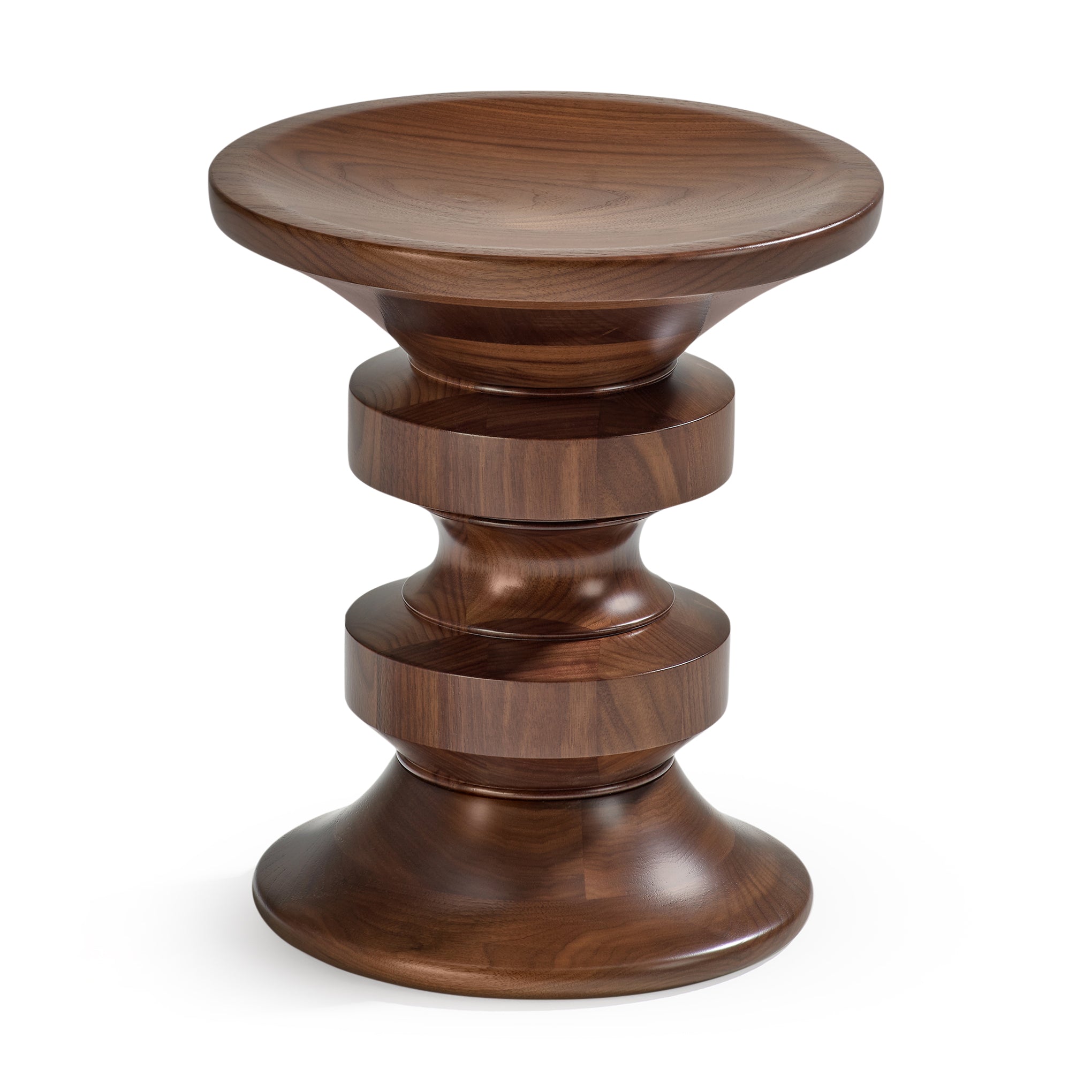 Eames® D Stool from Herman Miller - Walnut - Image 3