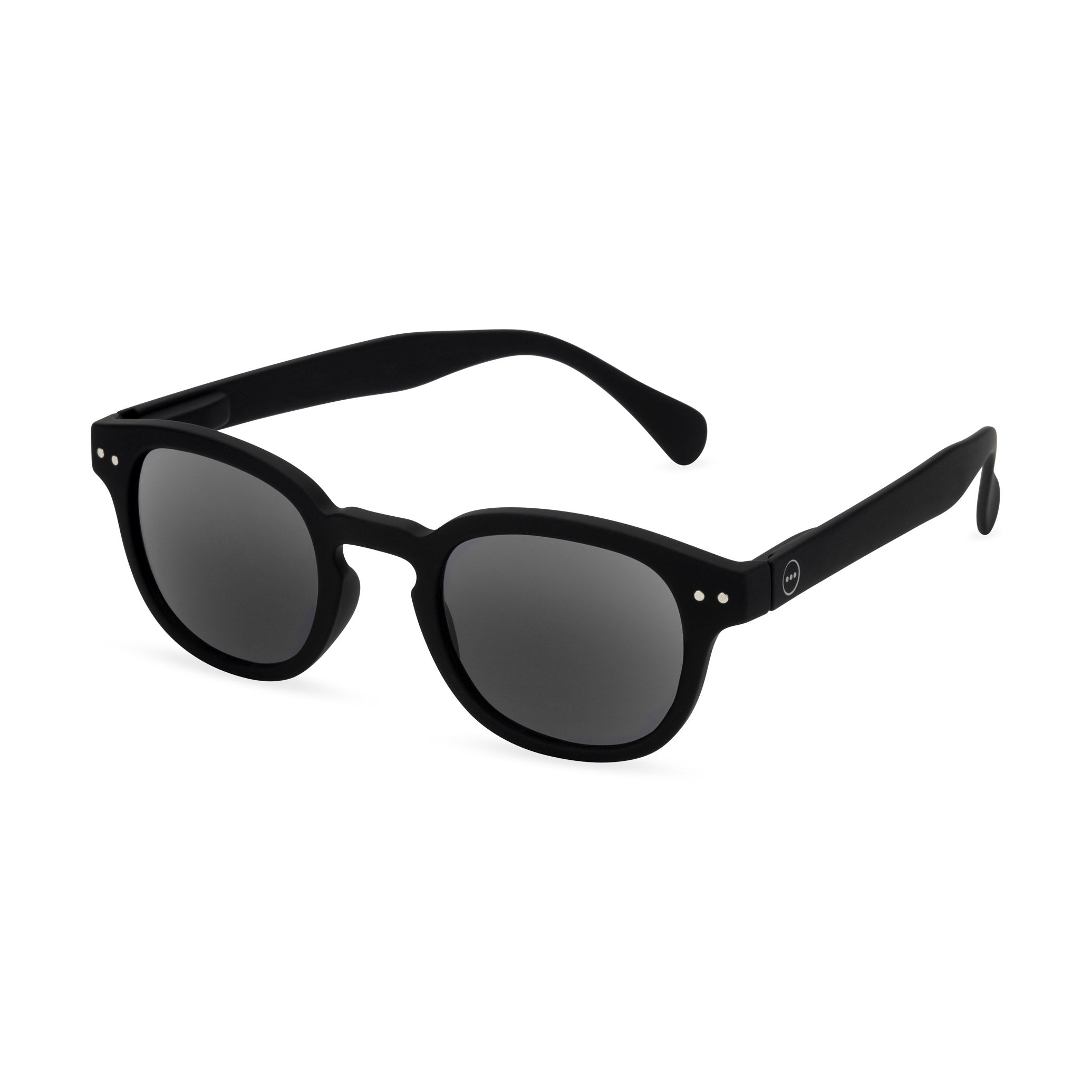 IZIPIZI Rounded-Edge Square Sunglasses #C - Black - Image 11