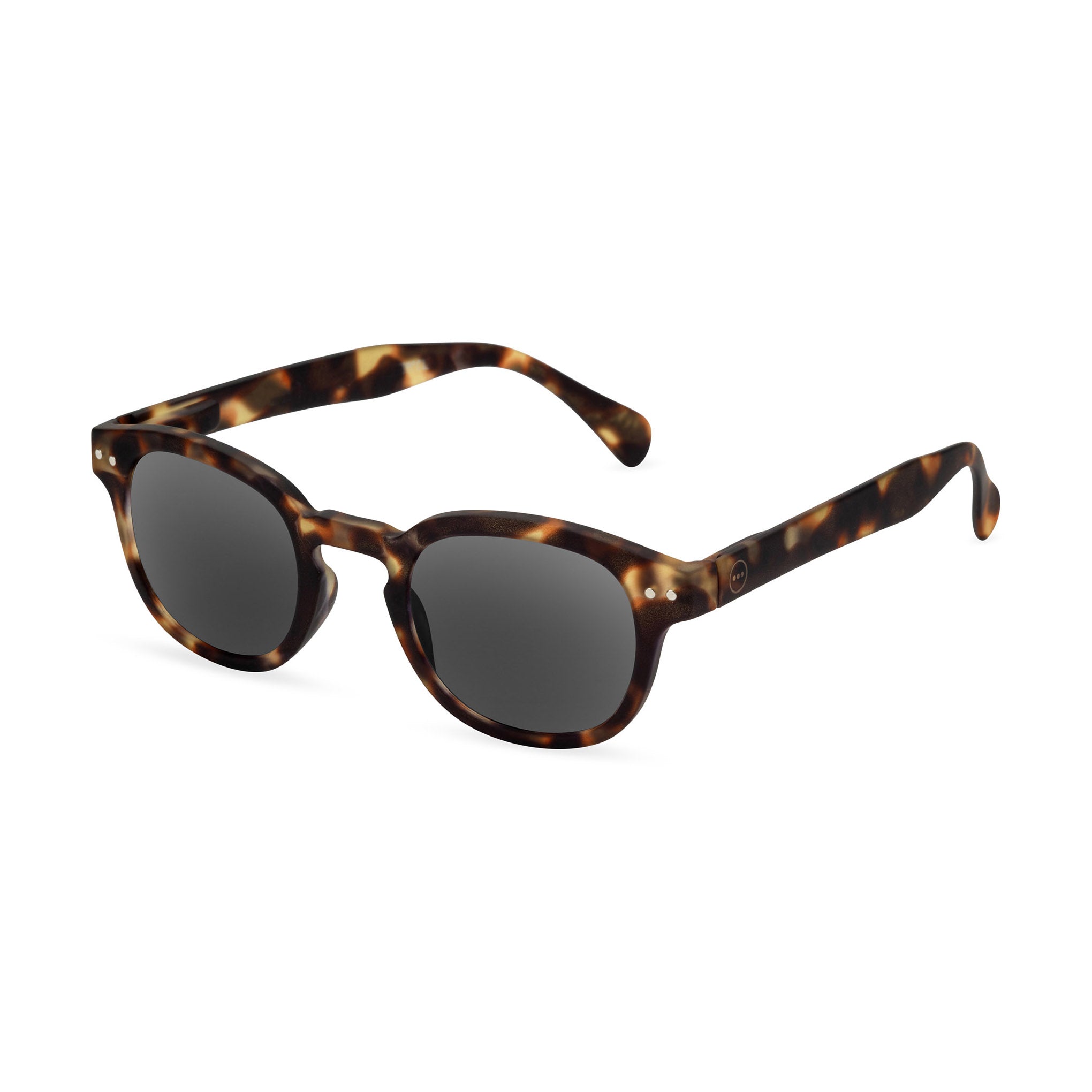 IZIPIZI Rounded-Edge Square Sunglasses #C - Tortoise - Image 5
