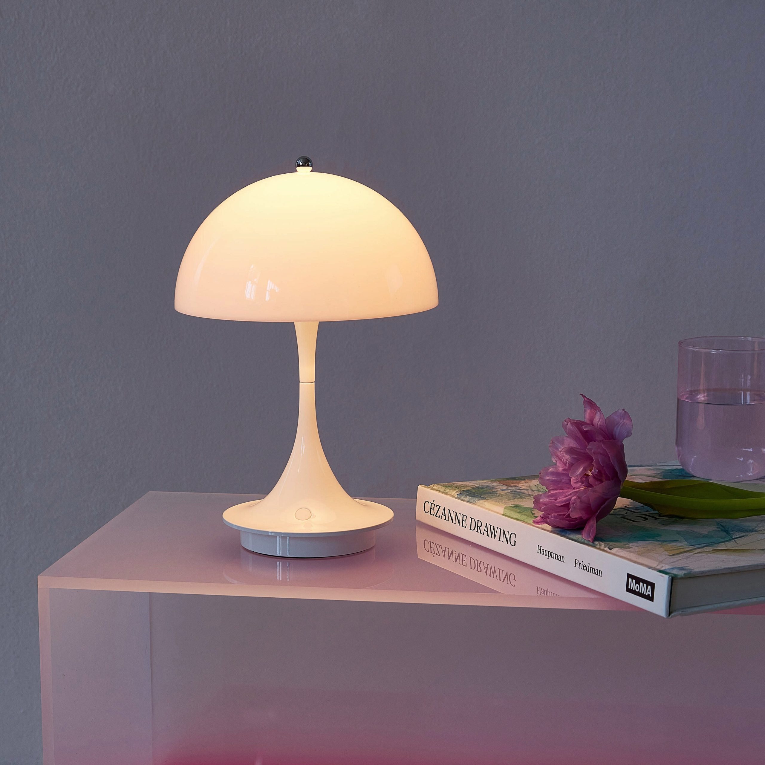 Panthella 160 Portable Table Lamp - White - Image 3