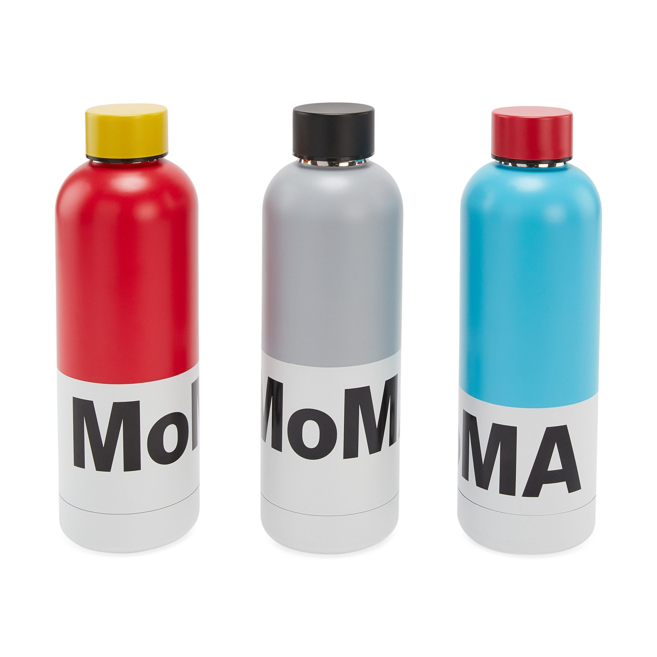 MoMA Logo Water Bottle - Blue/ Red - Image 6