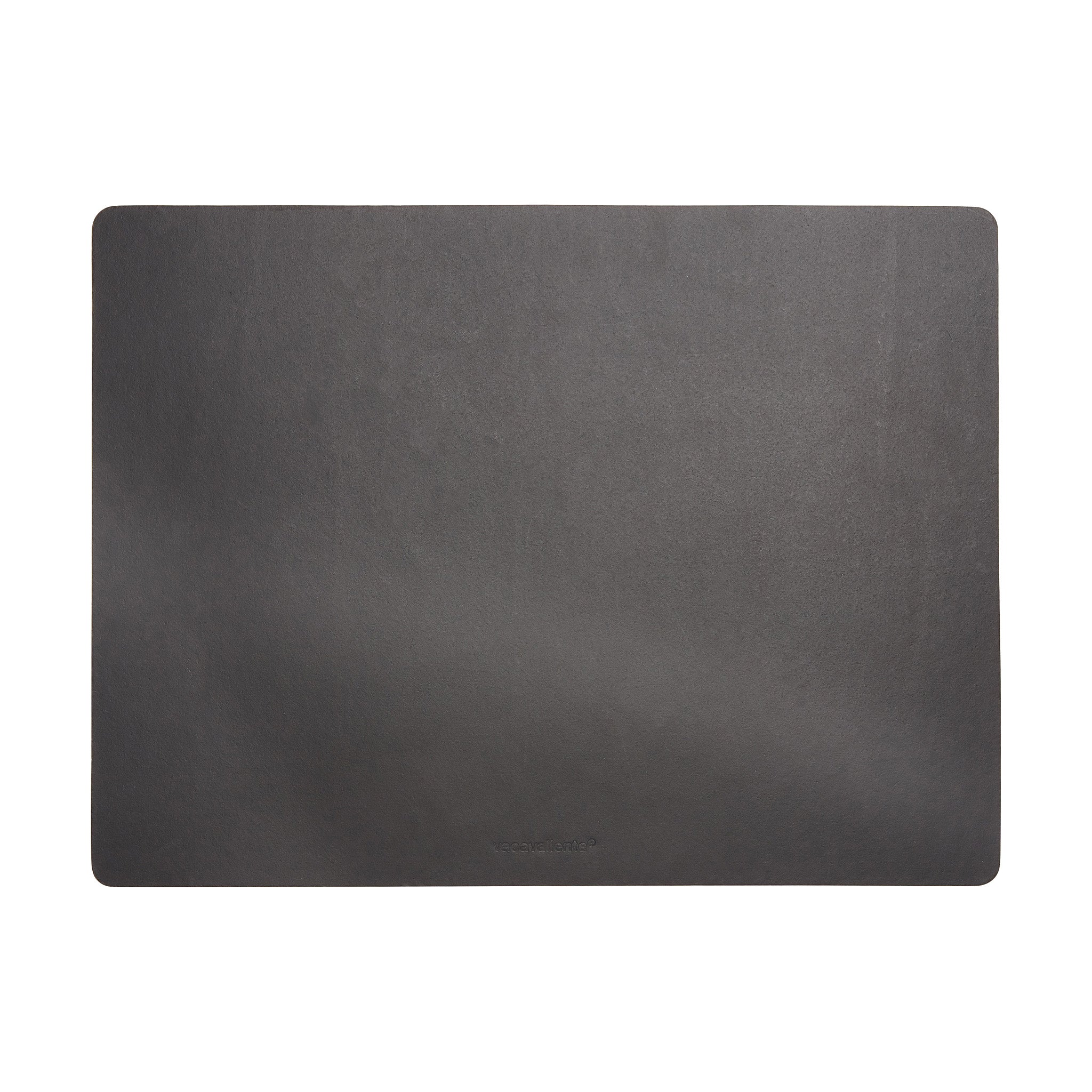 Dual-Sided Recycled Leather Placemat - Green/ Black - Image 4