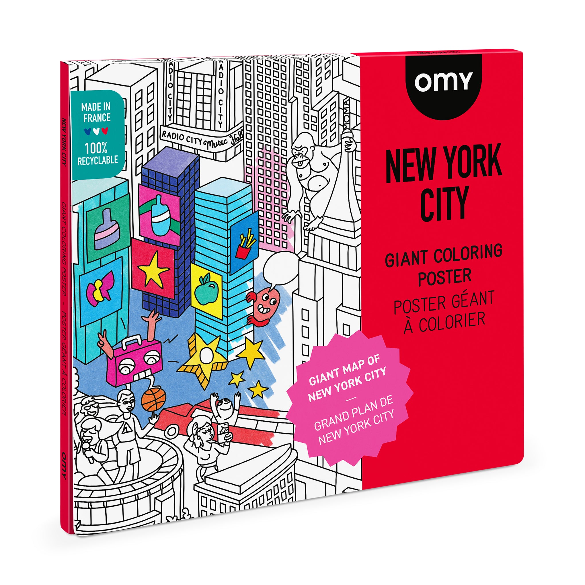 Giant Coloring Poster - NYC