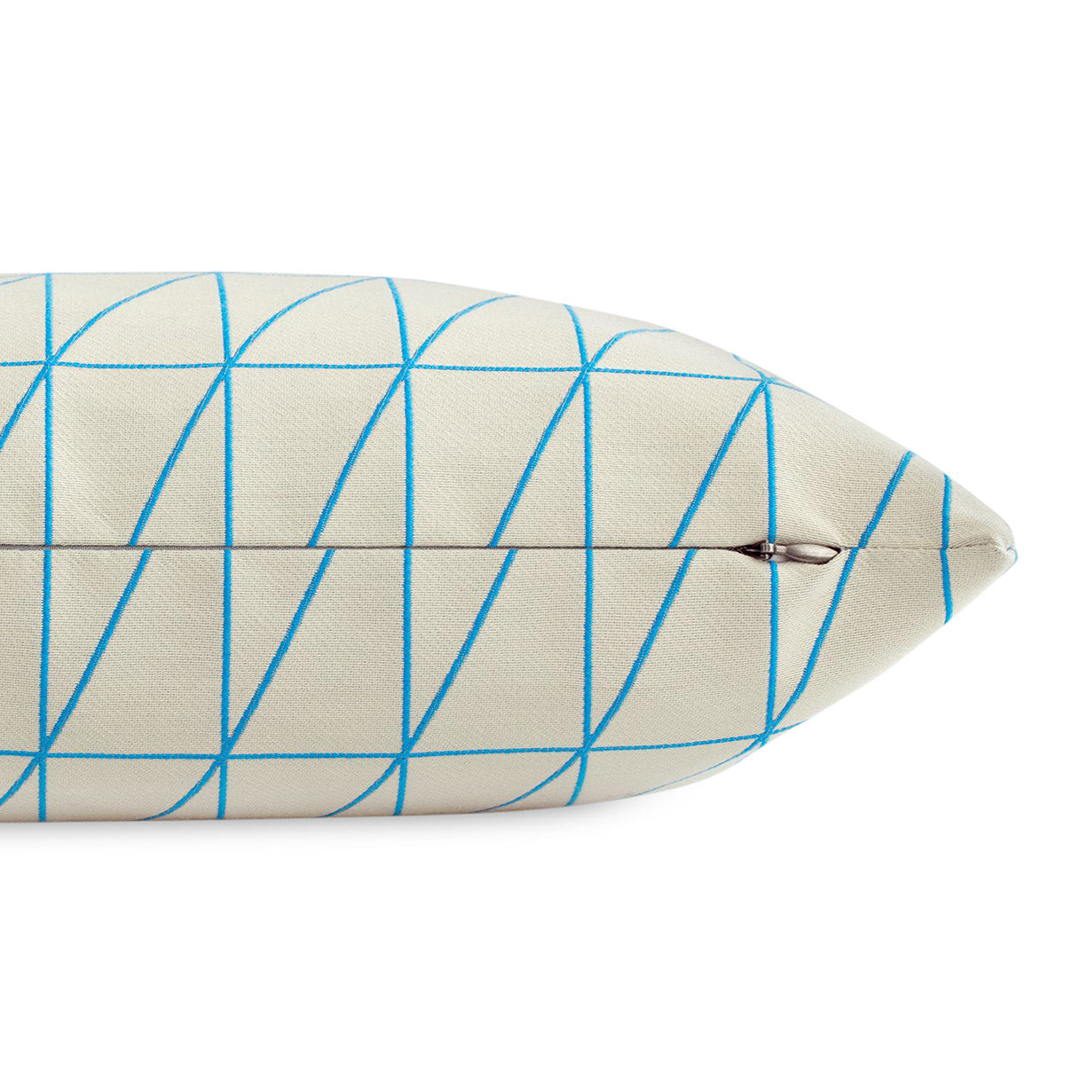 Maharam Bright Angle Cyan Pillow - Image 2