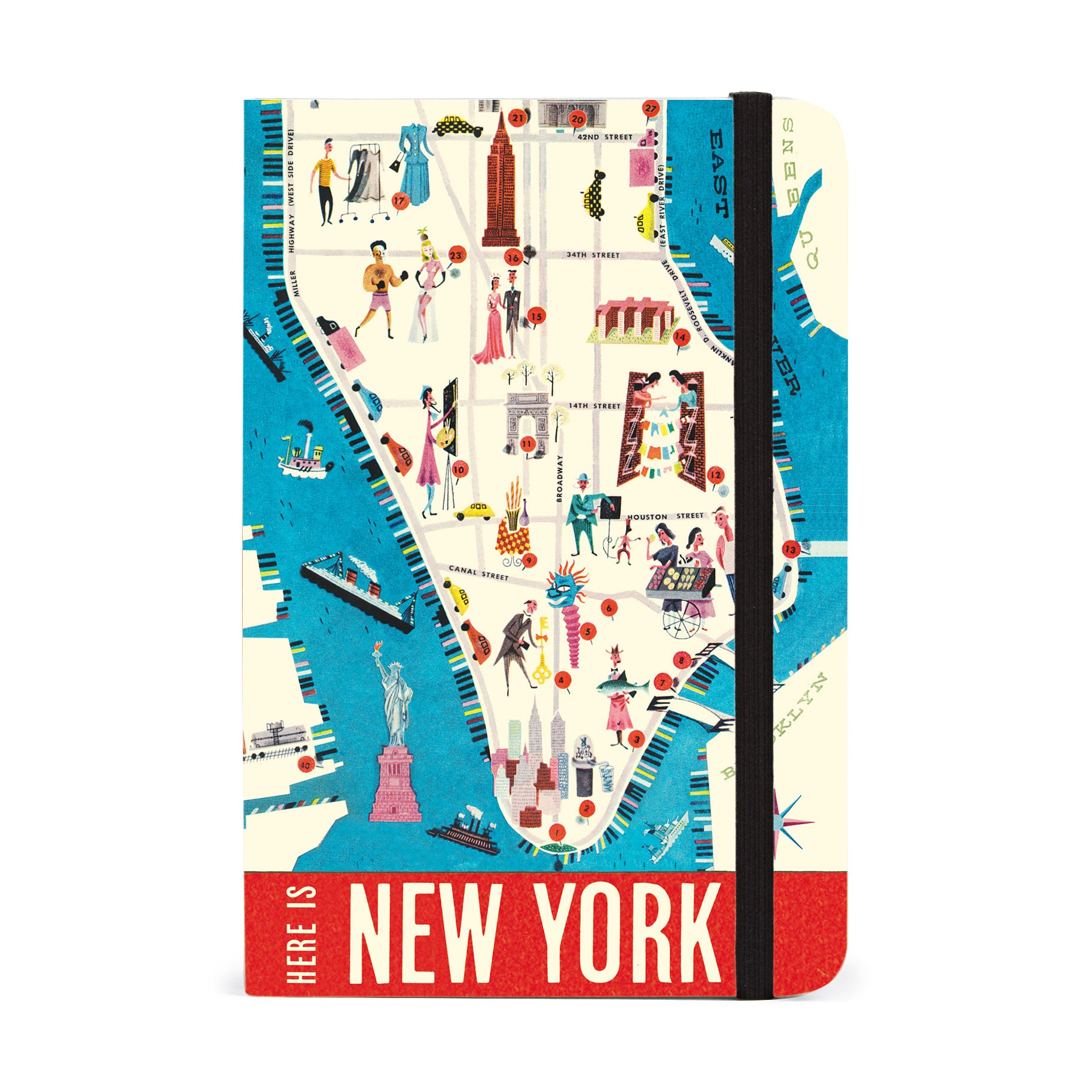 New York City Map Notebook