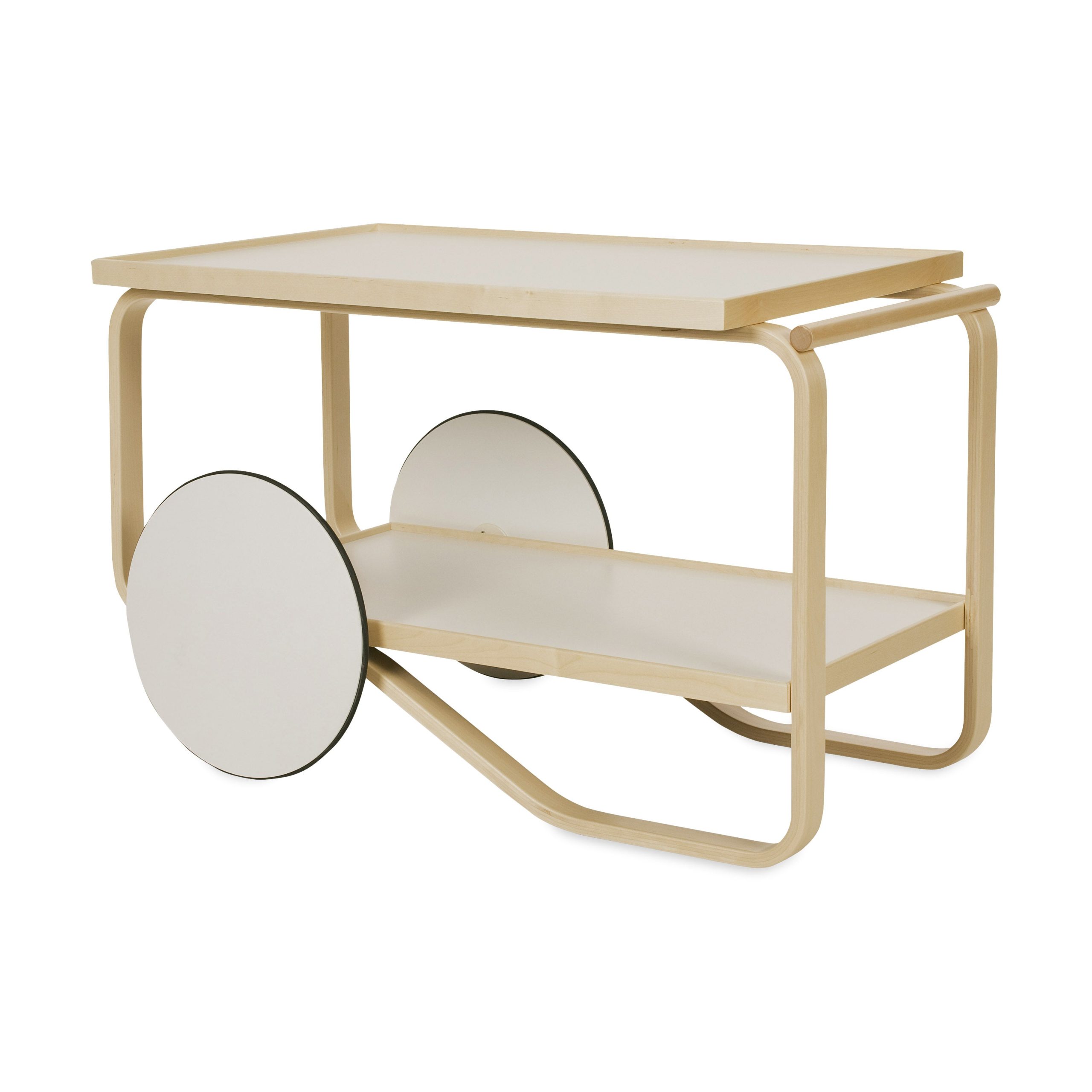 Artek Aalto Tea Trolley 901 - White/ Birch - Image 6