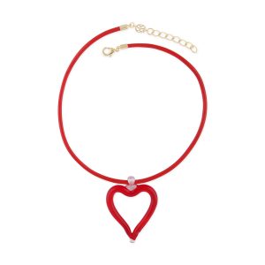 Sandralexandra Heart Of Glass Necklace