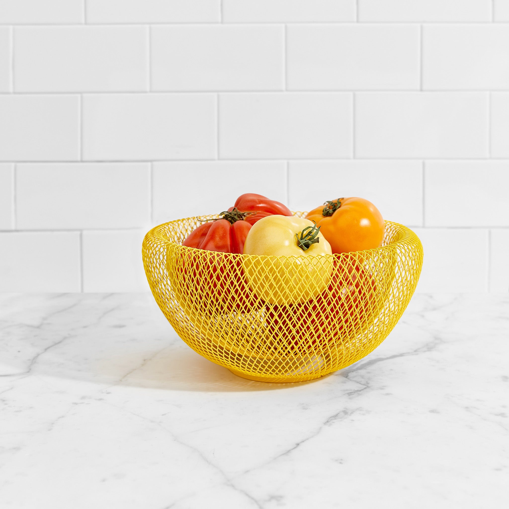 Wire Mesh Bowls - Yellow - Image 3