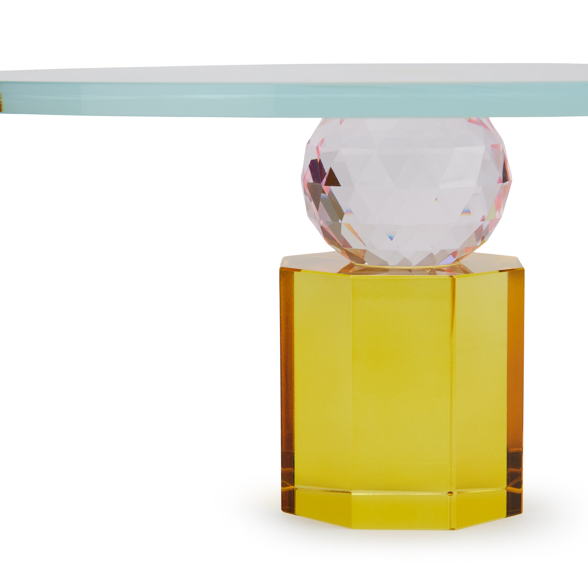 Faceted Crystal Cake Stand - Image 3