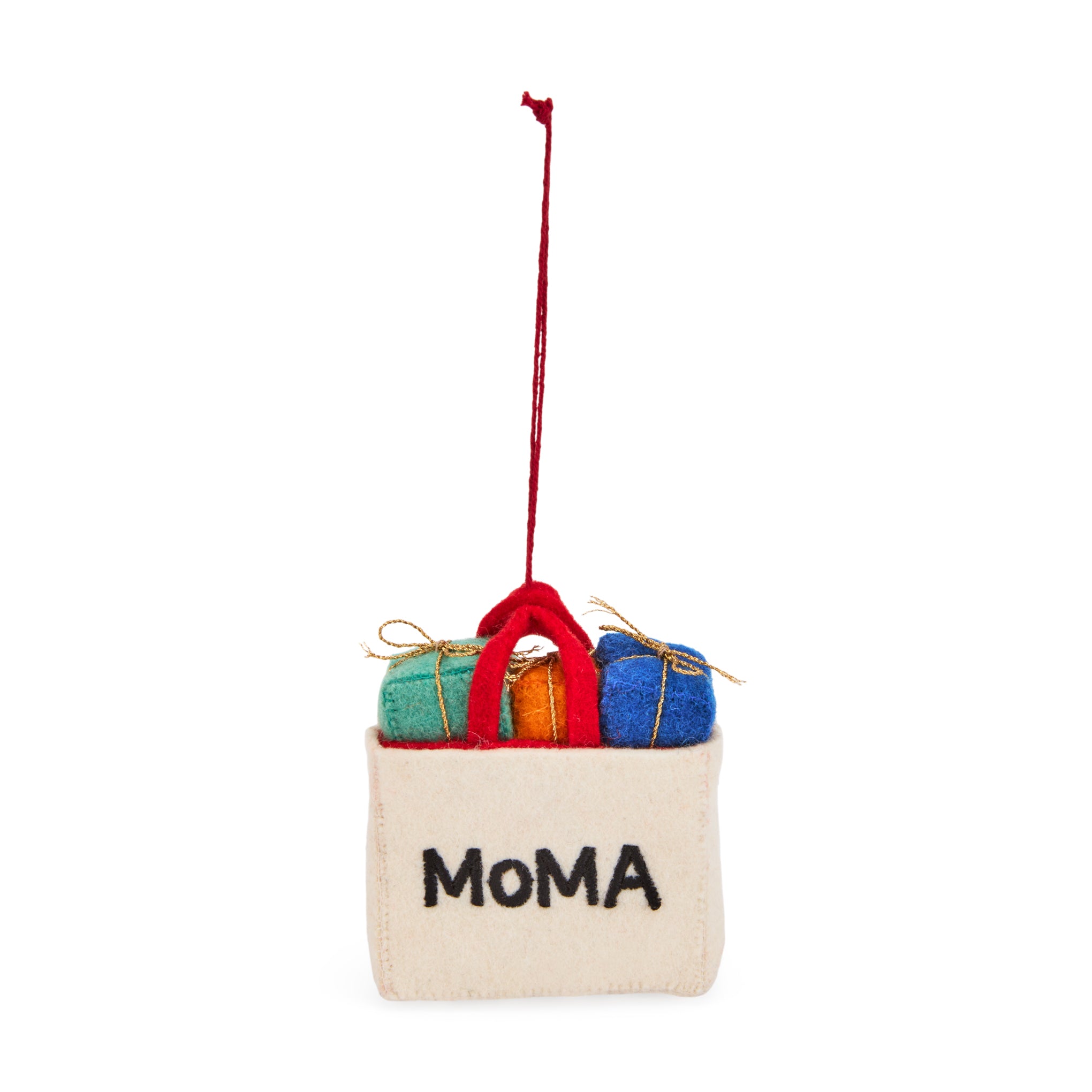 MoMA Shopping Bag Felt Holiday Ornament