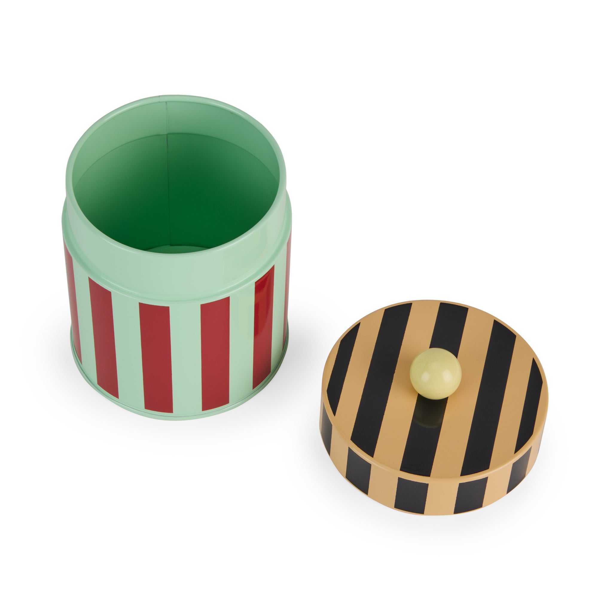 Dusen Dusen Striped Canister - Red/Blue - Image 5