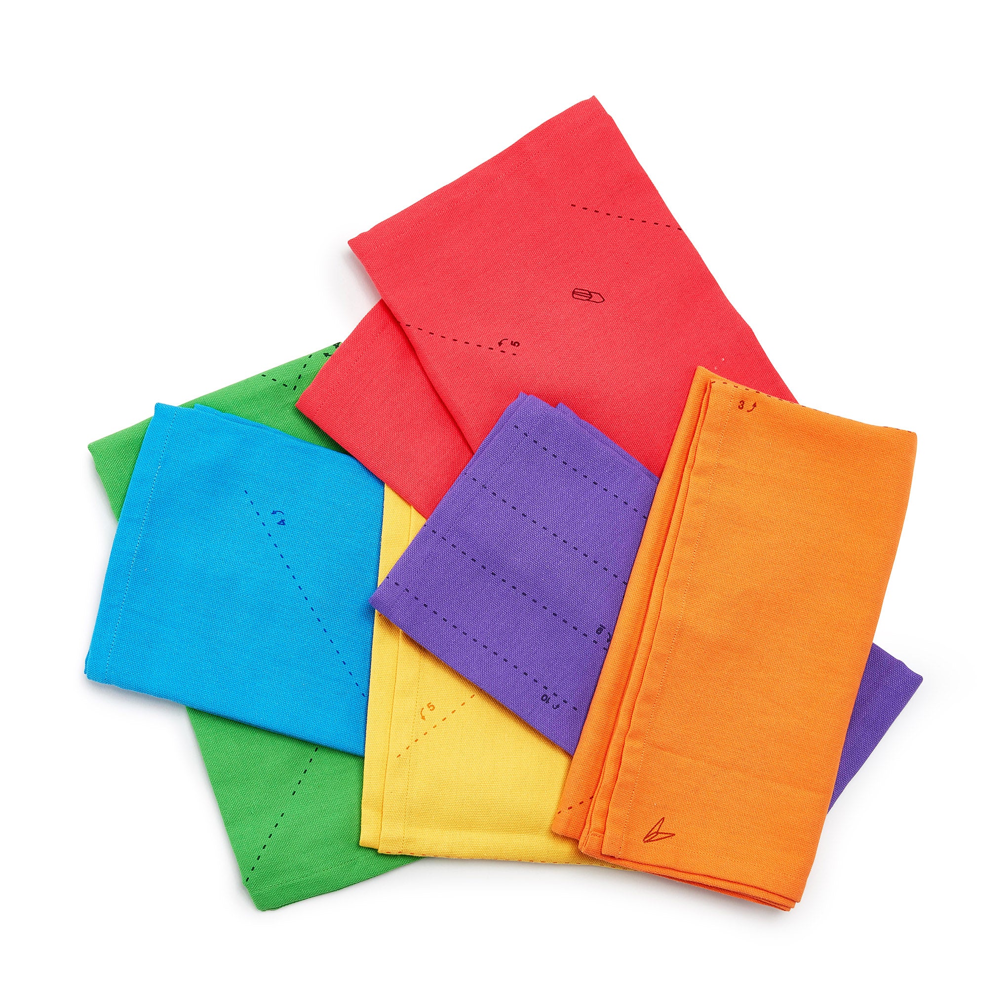 Fold-by-Number Cloth Napkins - Set of 6 - Image 5