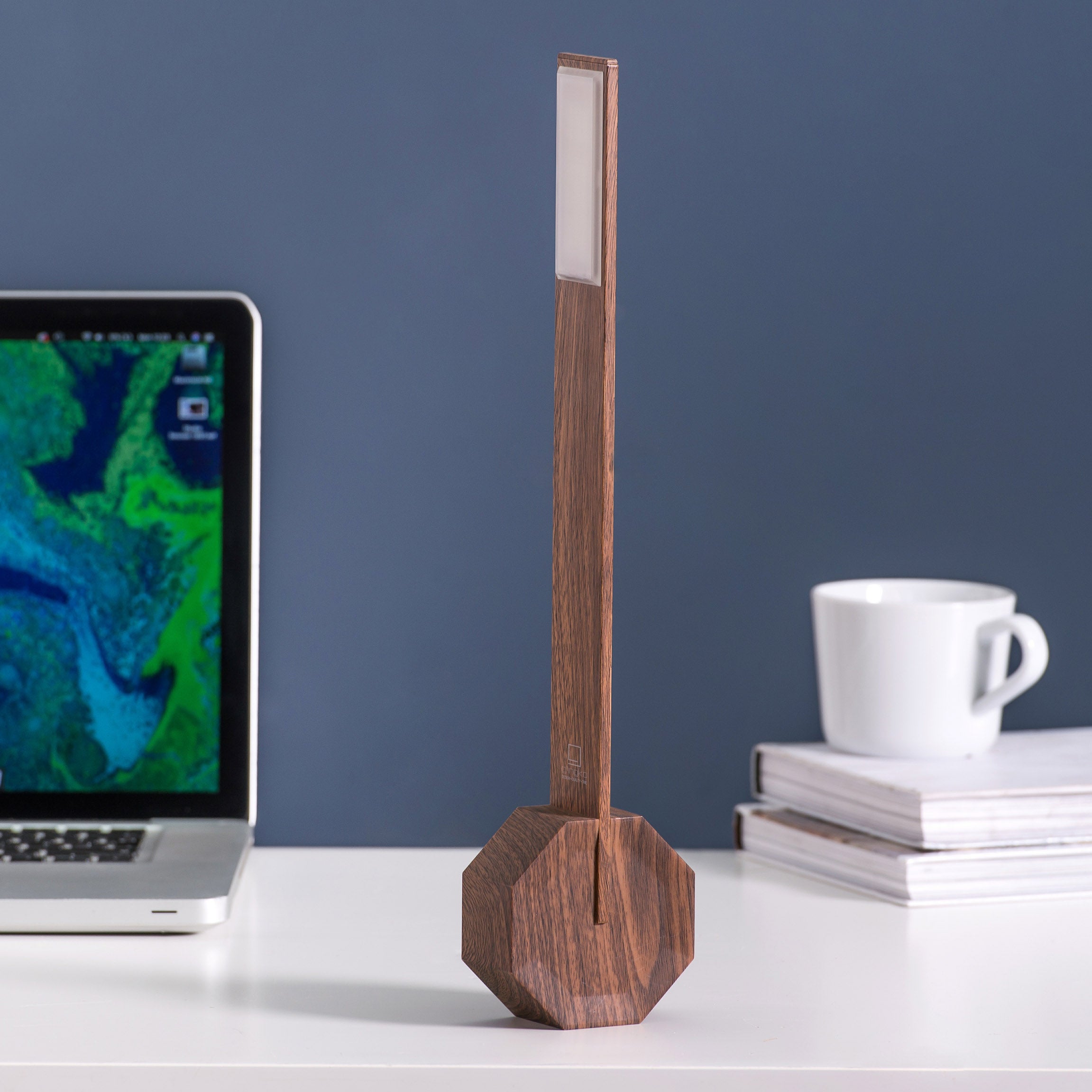 Octagon Portable Desk Light - Walnut - Image 4