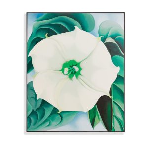 Georgia O'Keeffe: Jimson Weed/White Flower No. 1 Framed Print