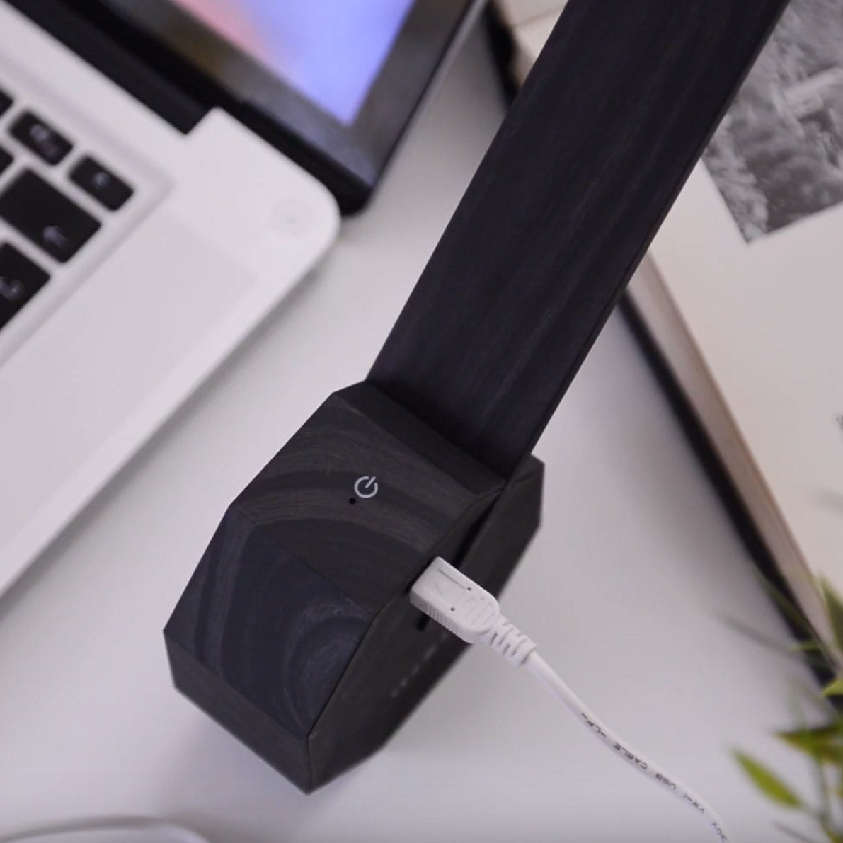 Octagon Portable Desk Light - Walnut - Image 12