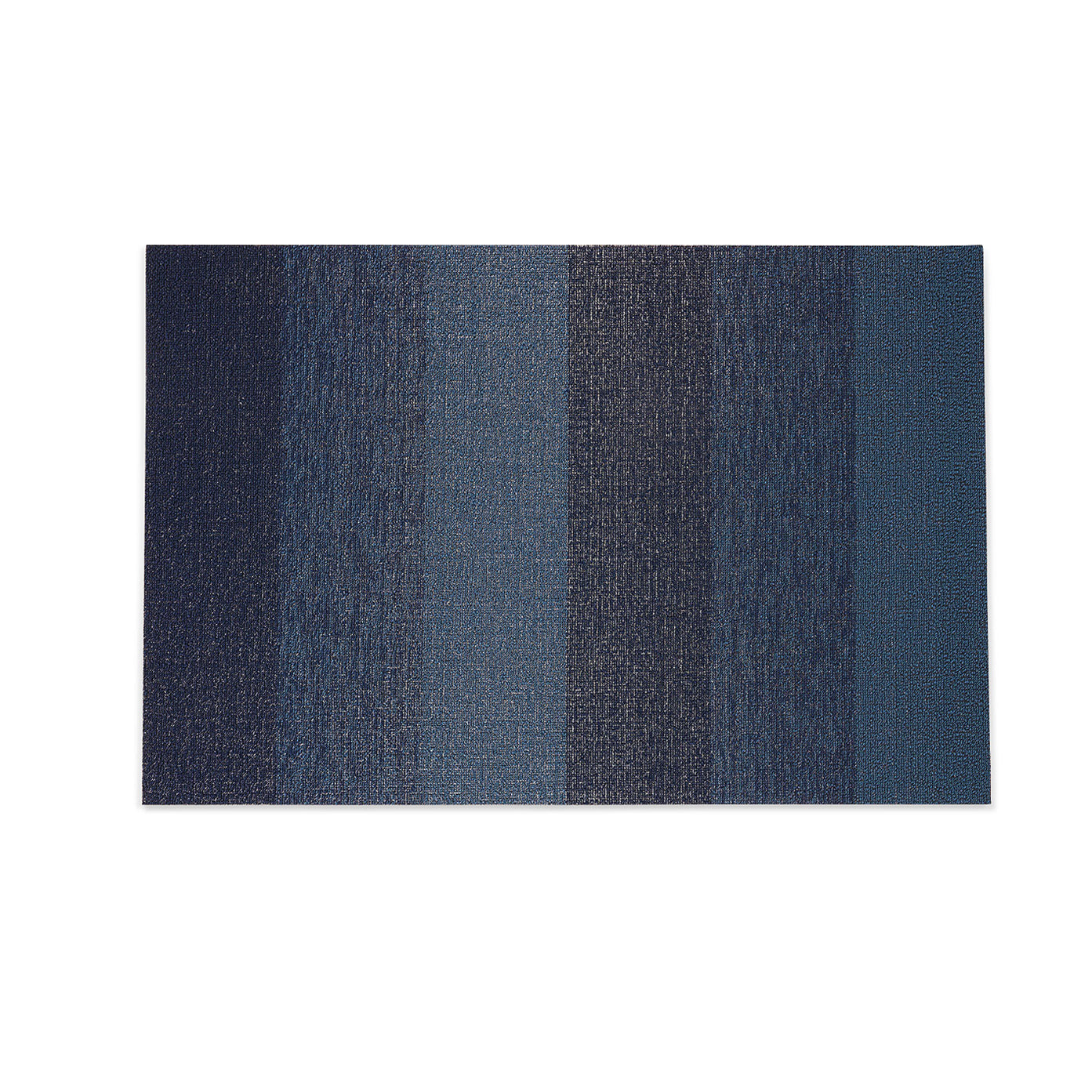 Chilewich Marbled Stripe Shag Floormat - Bay Blue - Image 5