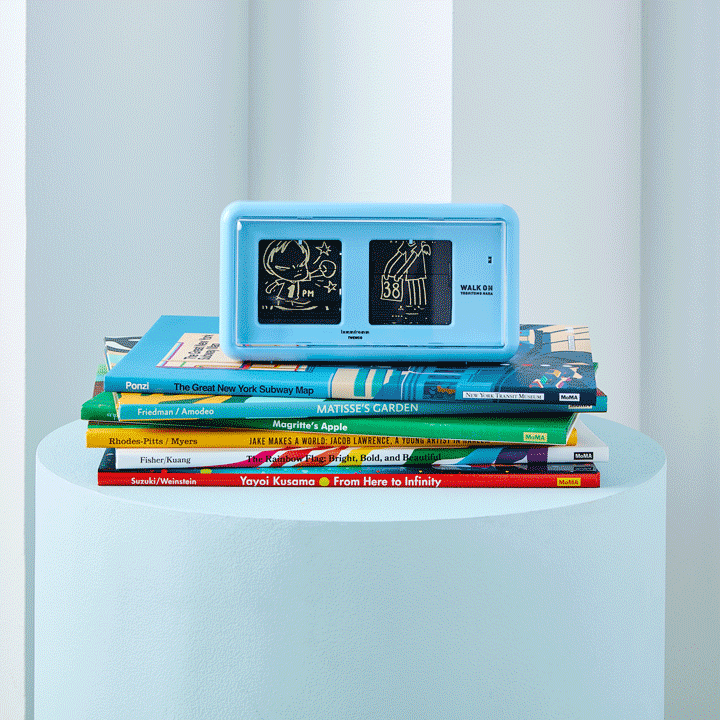 Yoshitomo Nara Walk On Flip Clock - Blue - Image 4