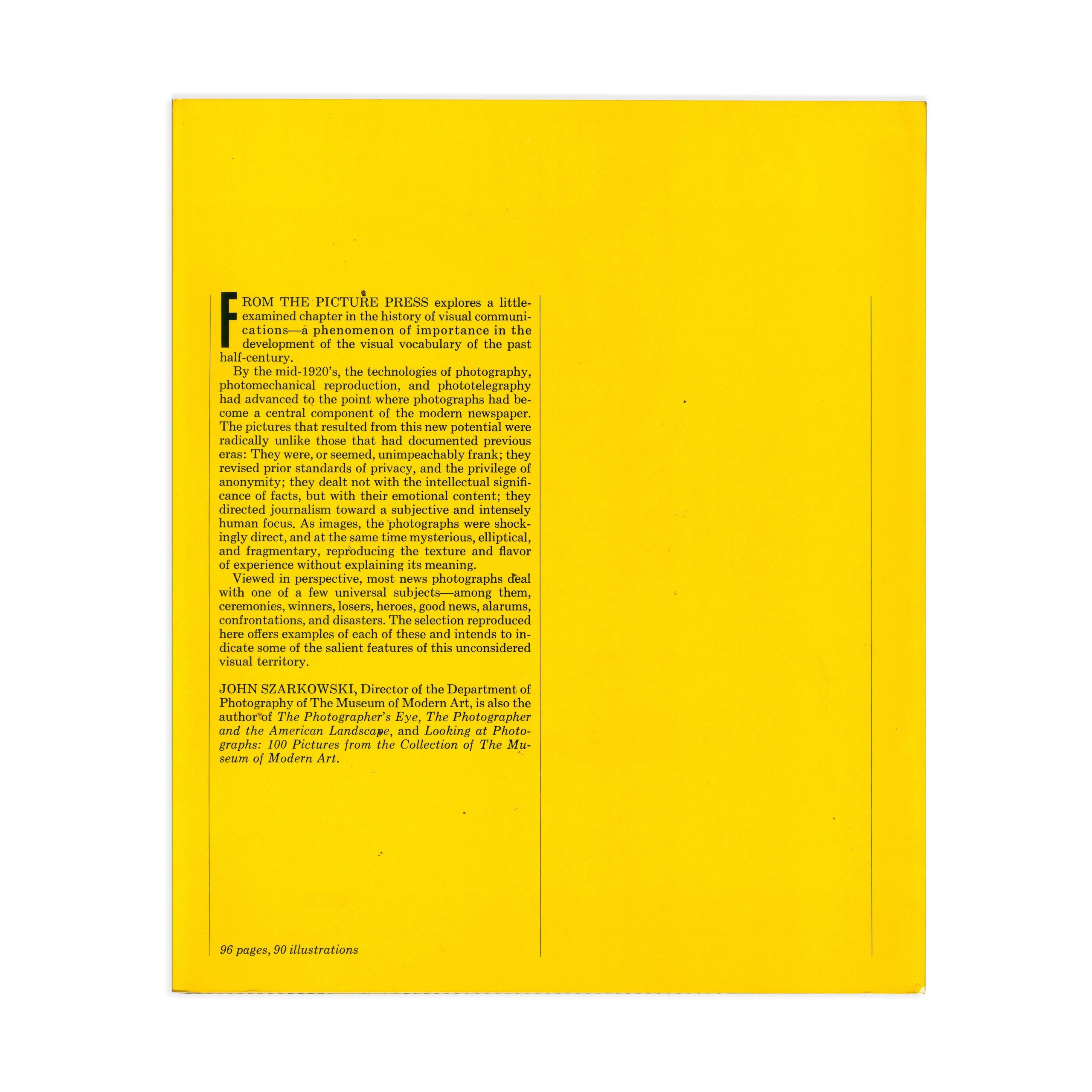 From the Picture Press by John Szarkowski - Paperback - Image 7