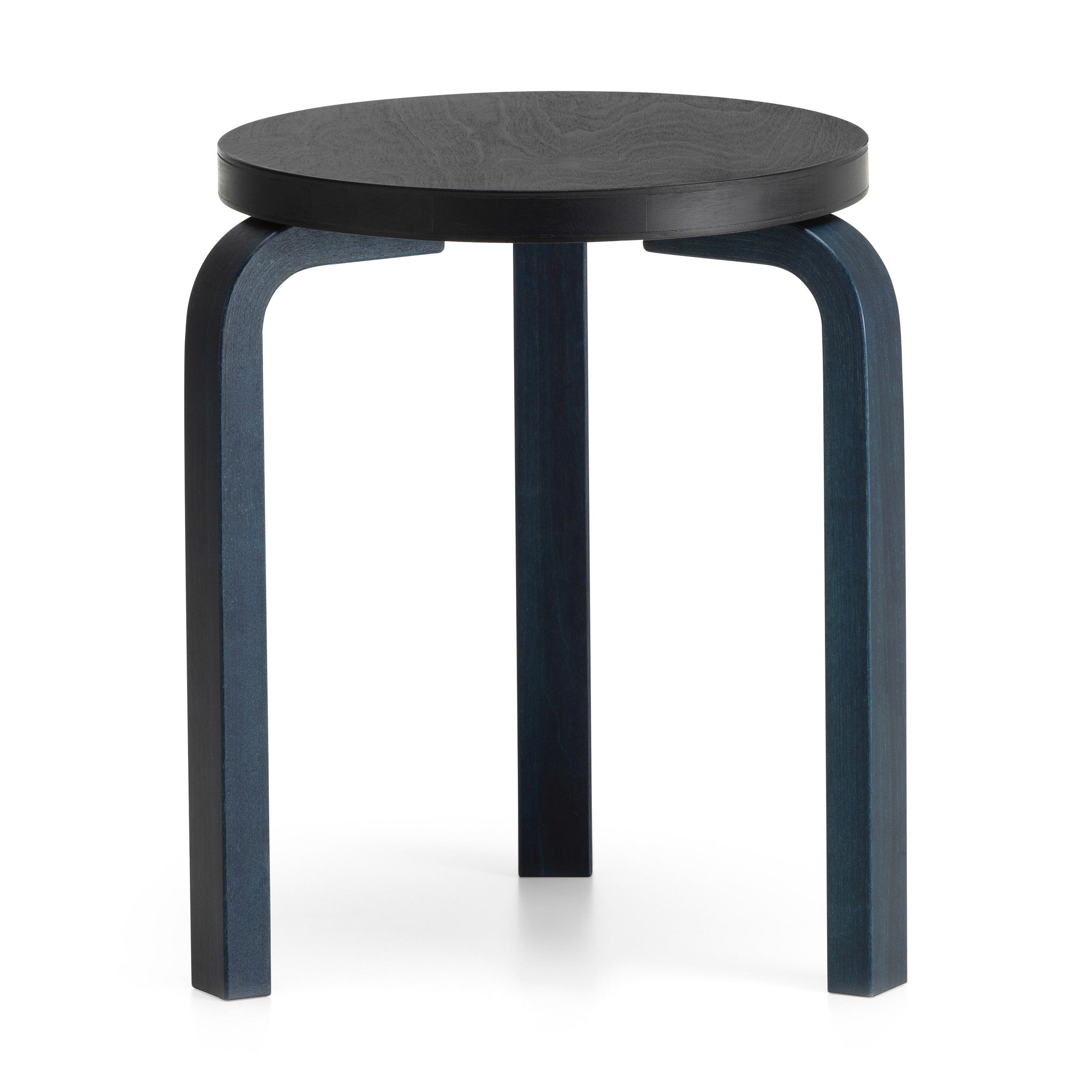 Artek Aalto Stacking Stool 60 - Black/ Black - Image 46