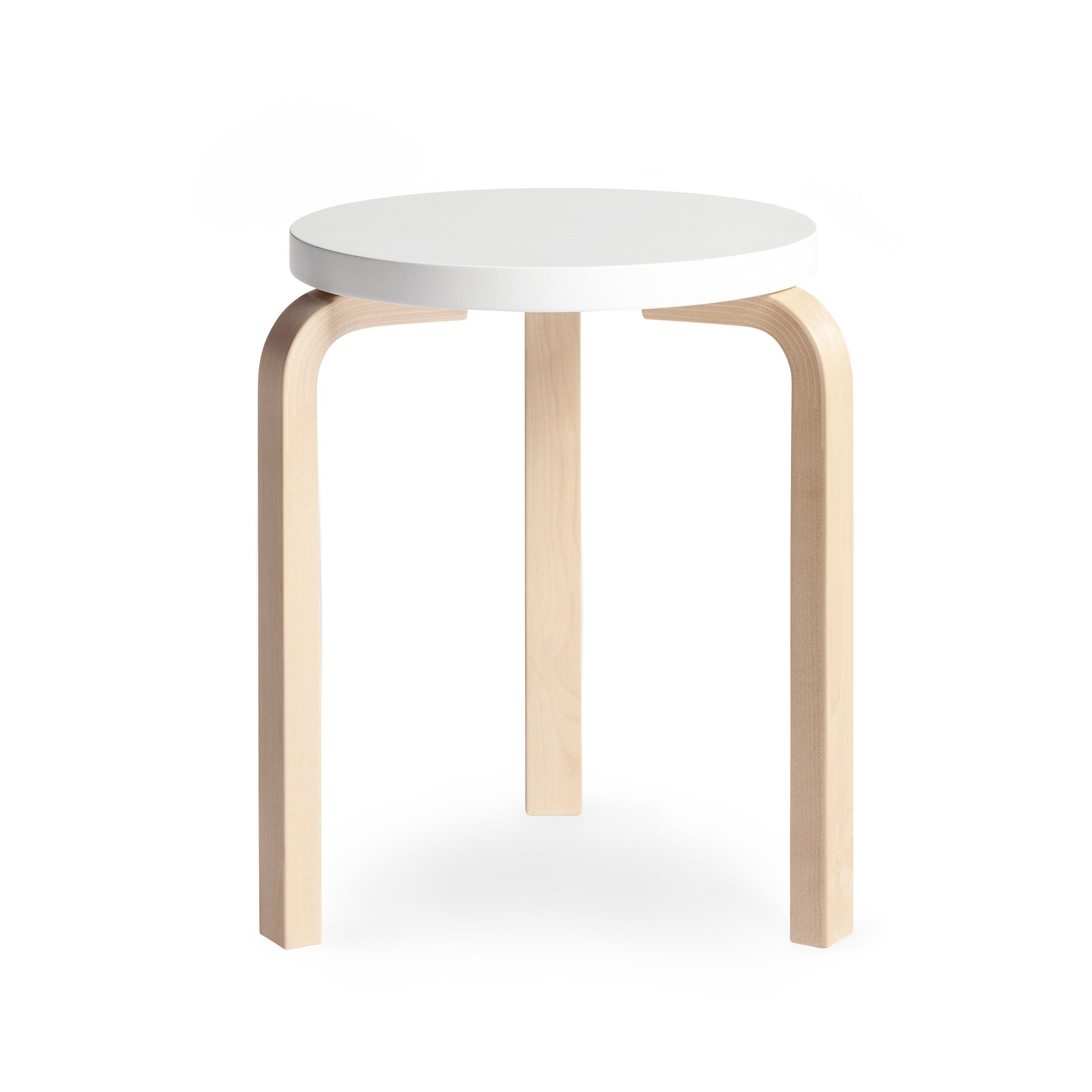 Artek Aalto Stacking Stool 60 - Black/ Black - Image 24