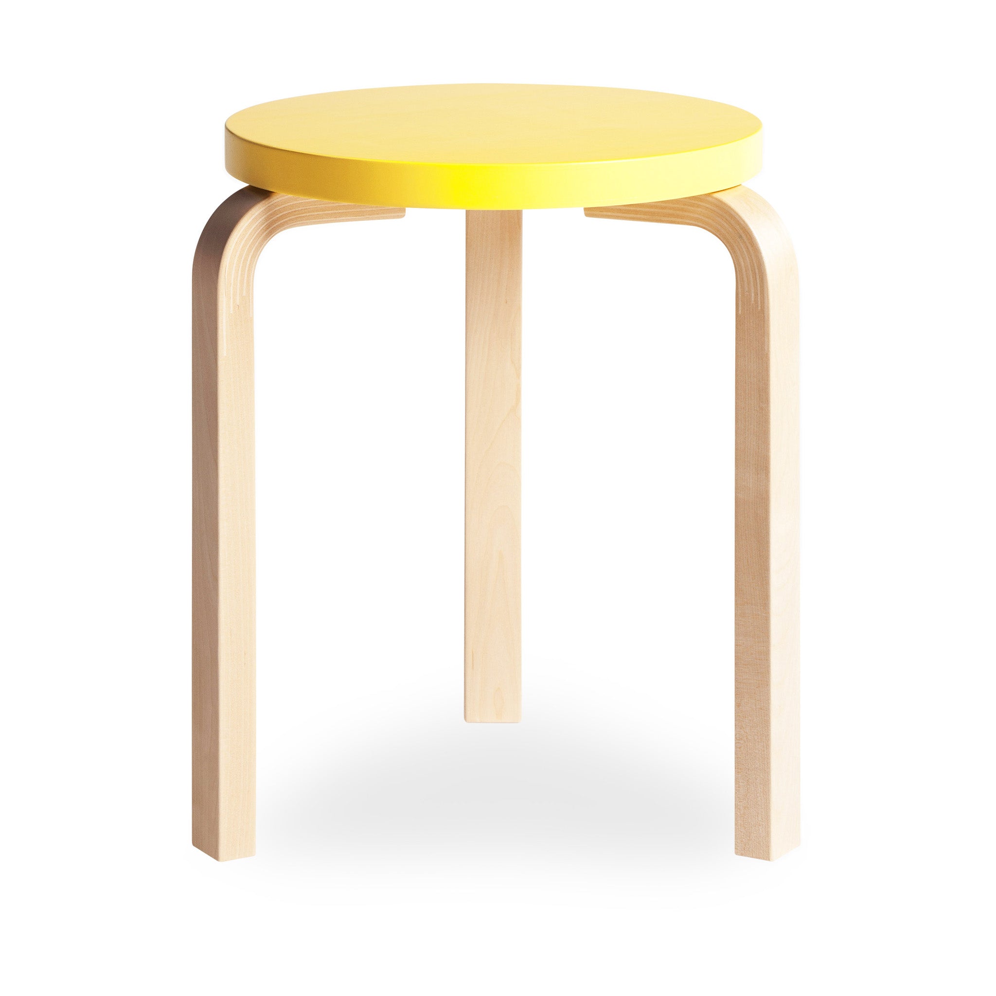 Artek Aalto Stacking Stool 60 - Black/ Black - Image 14