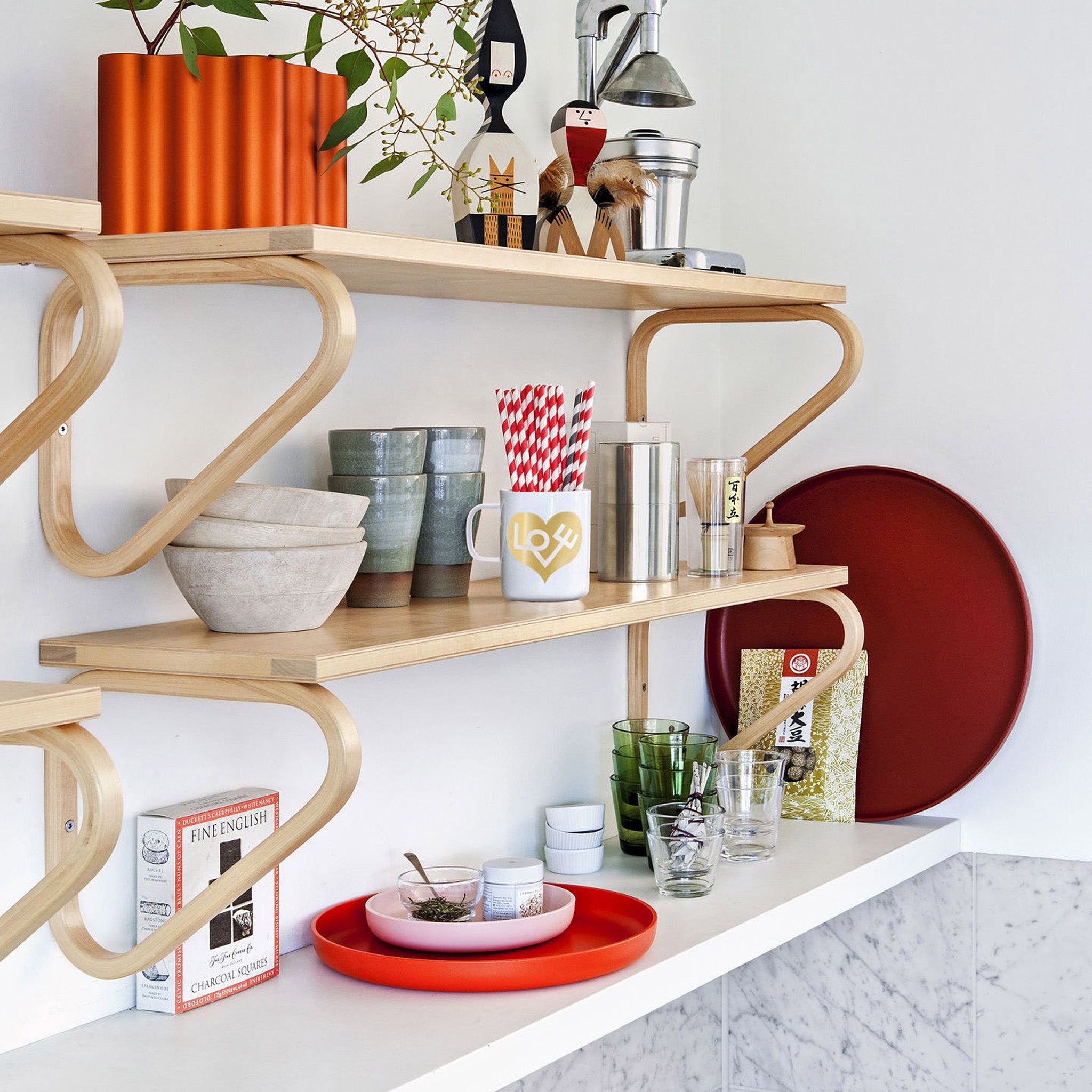 Artek Aalto Wall Shelf 112B - Birch - Image 17