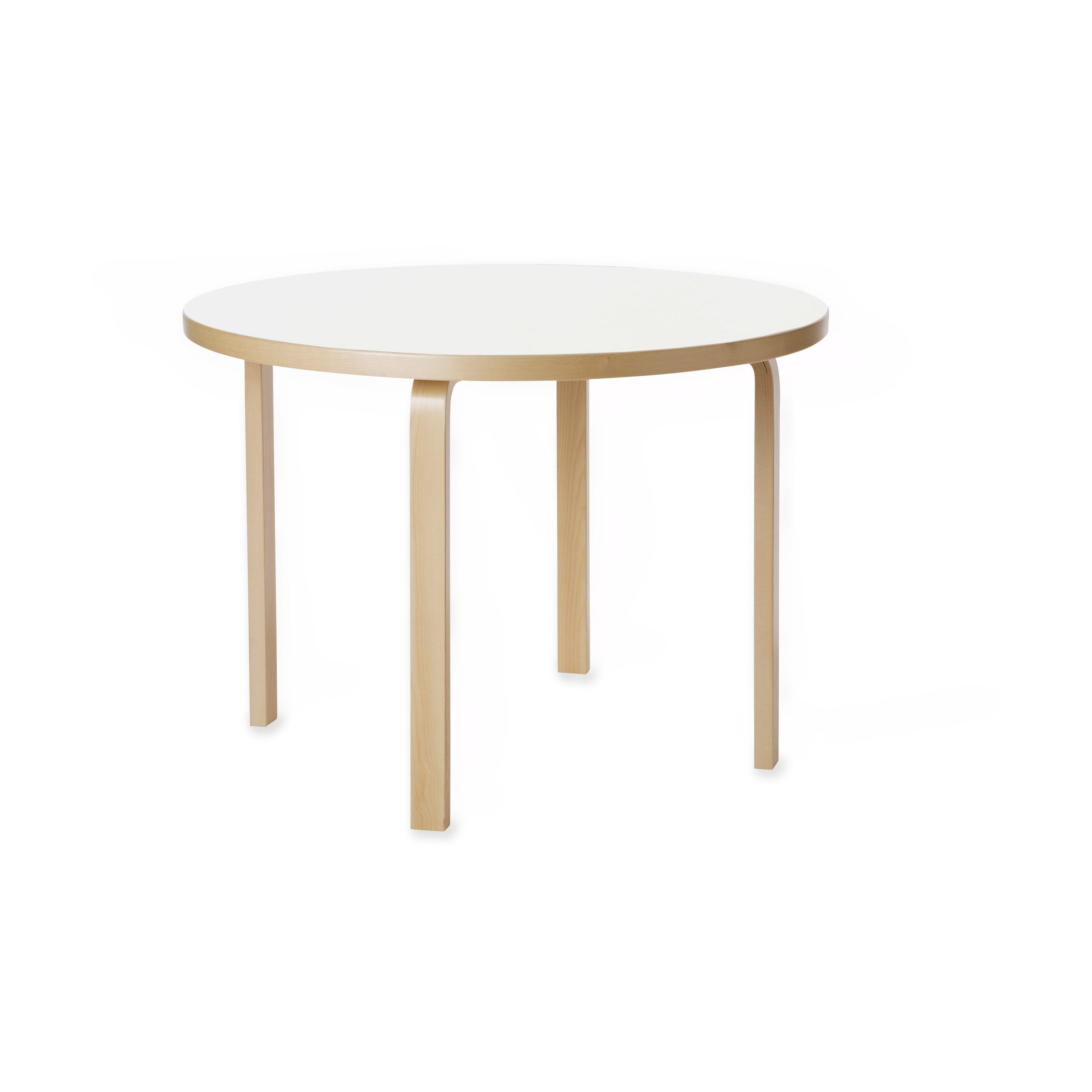Artek Aalto Round Table 90A - Birch - Image 9