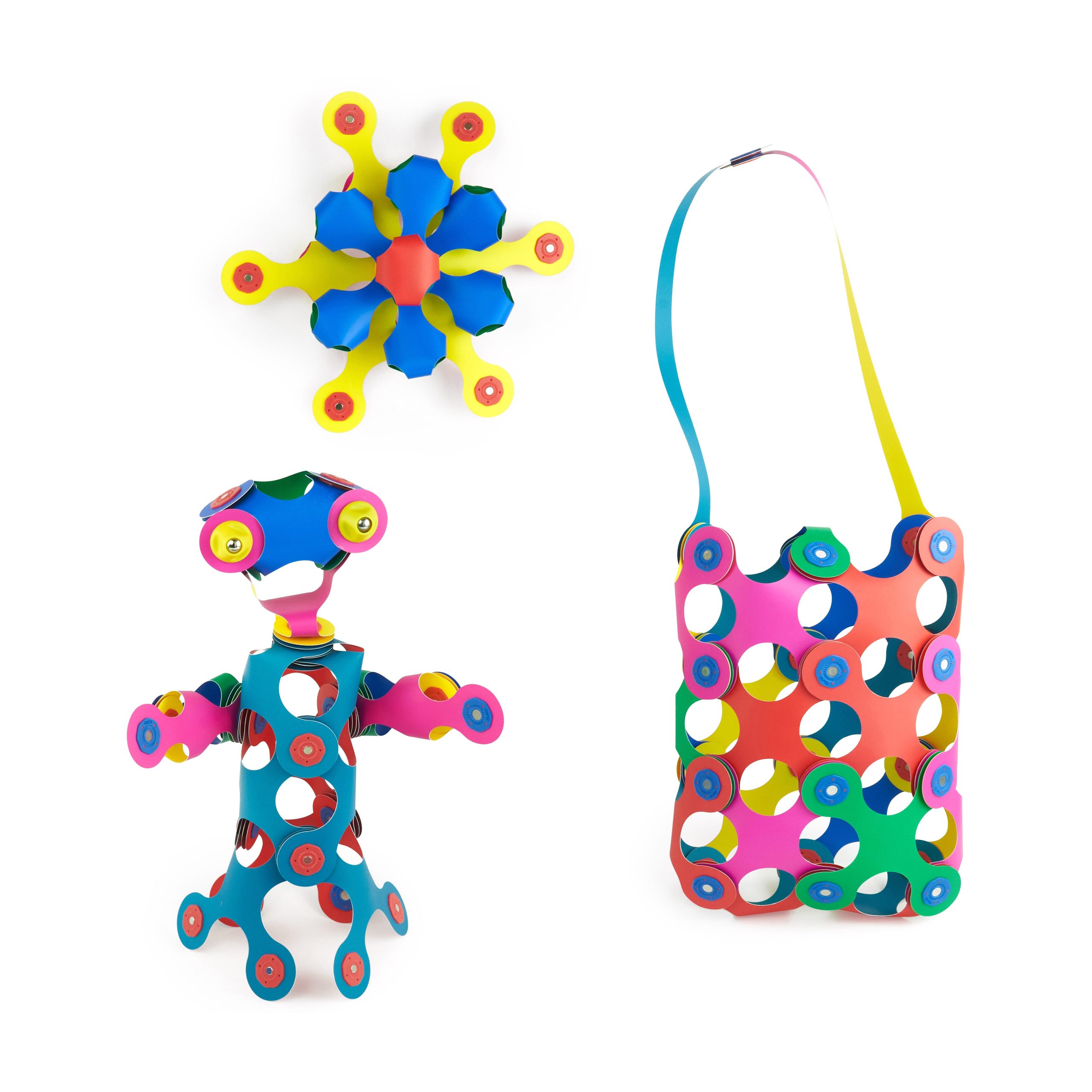 Clixo Rainbow Magnetic Construction Set - Image 11
