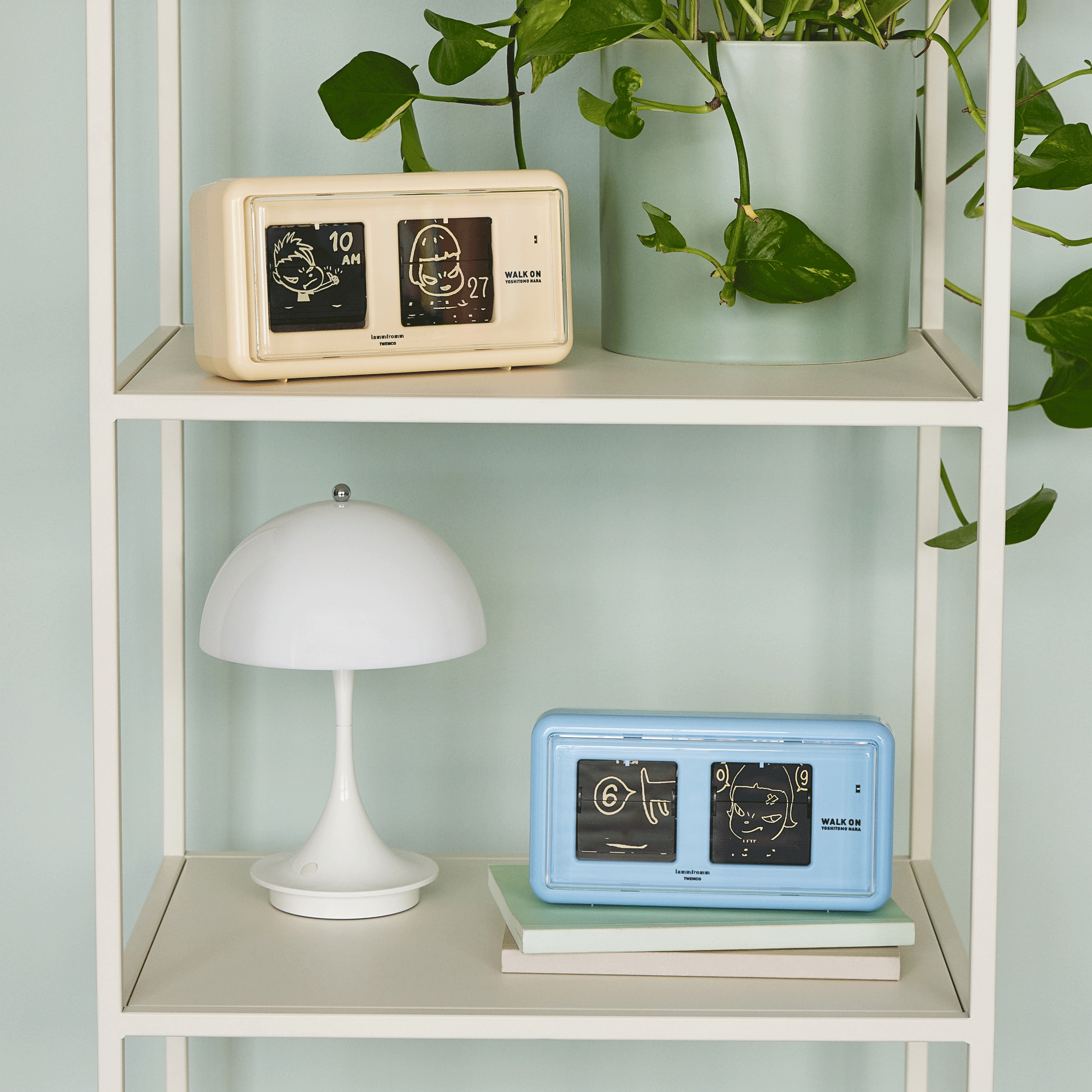 Yoshitomo Nara Walk On Flip Clock - Blue - Image 7