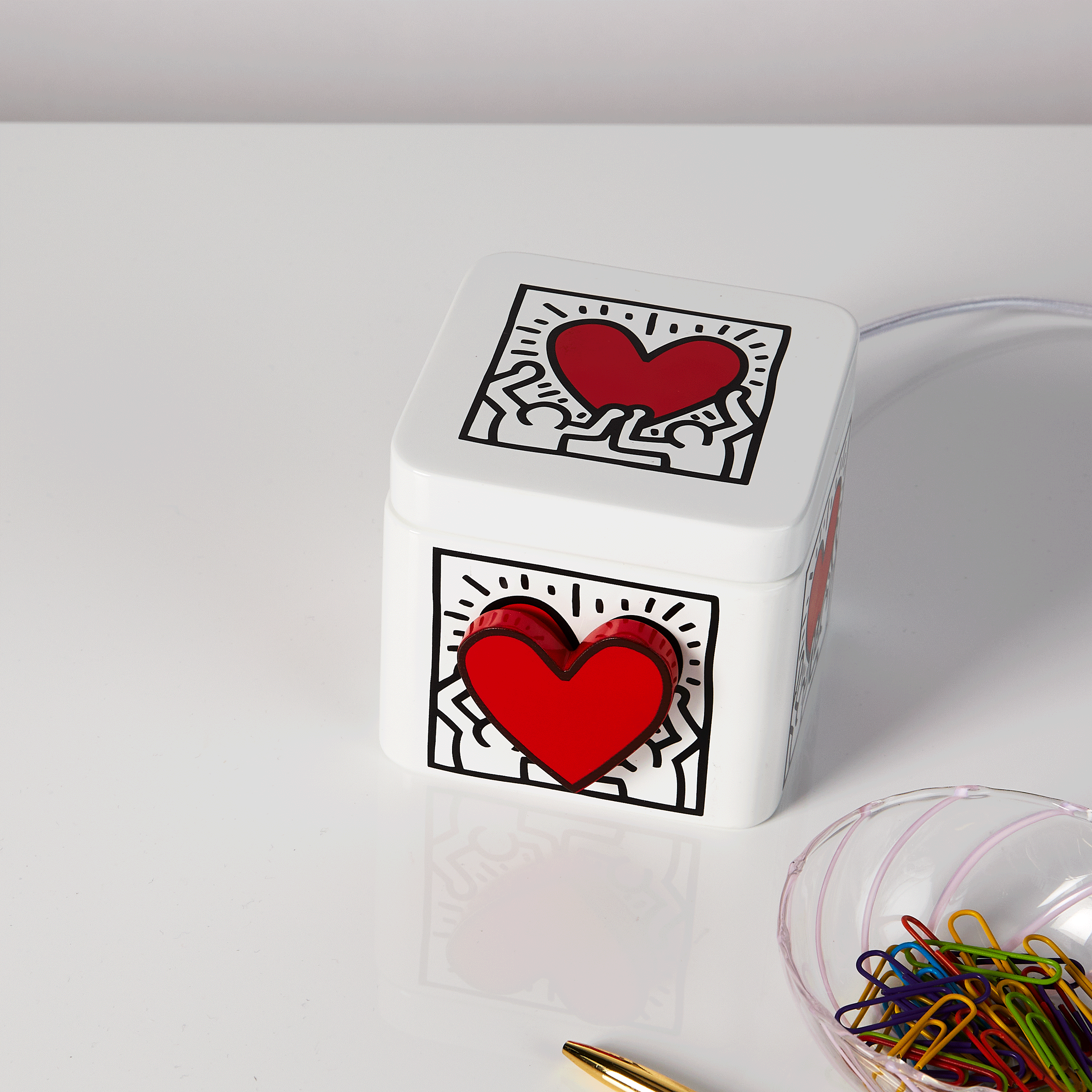 Keith Haring Lovebox Messenger Color & Photo - Image 6
