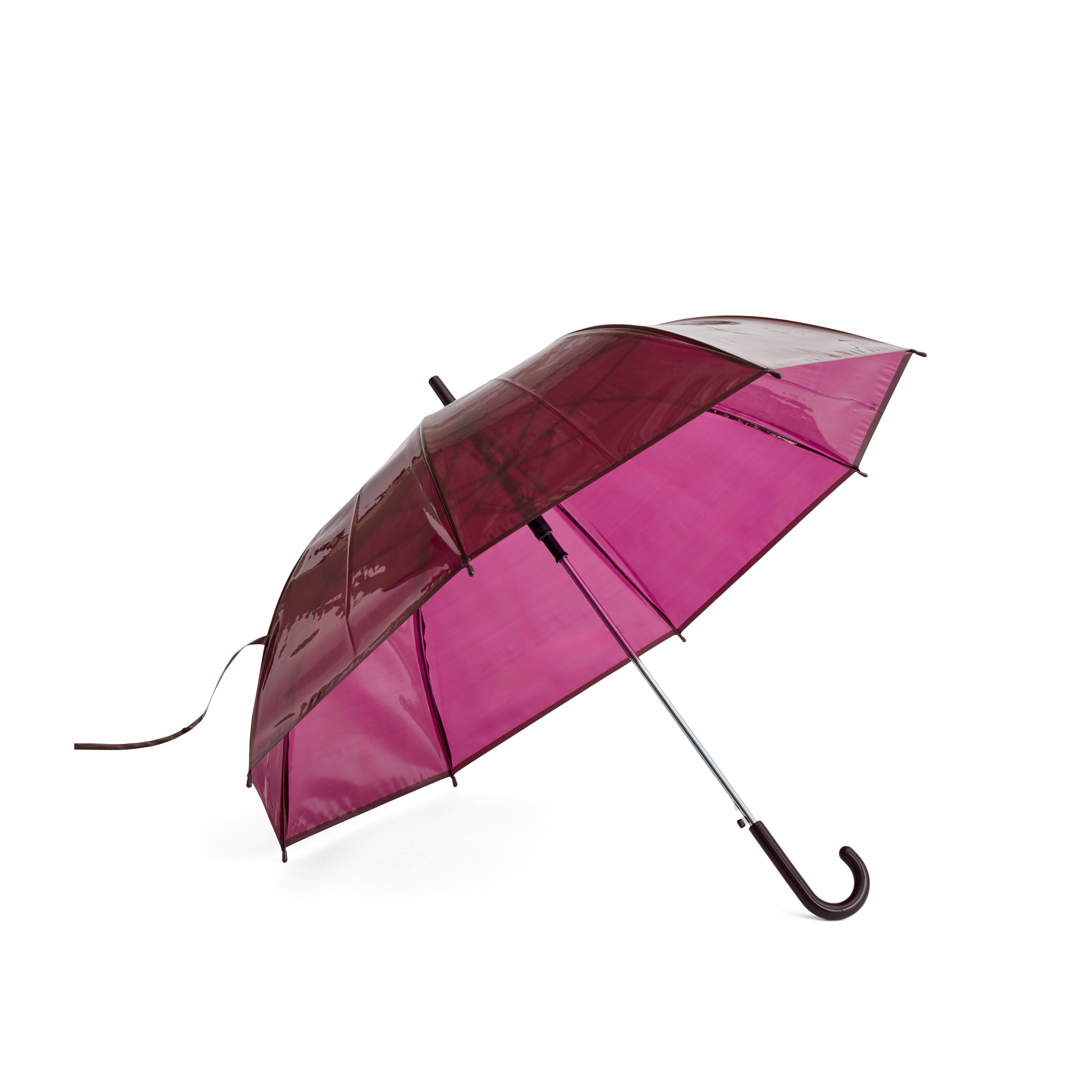 HAY Canopy Stick Recycled Plastic Umbrella - Burgundy