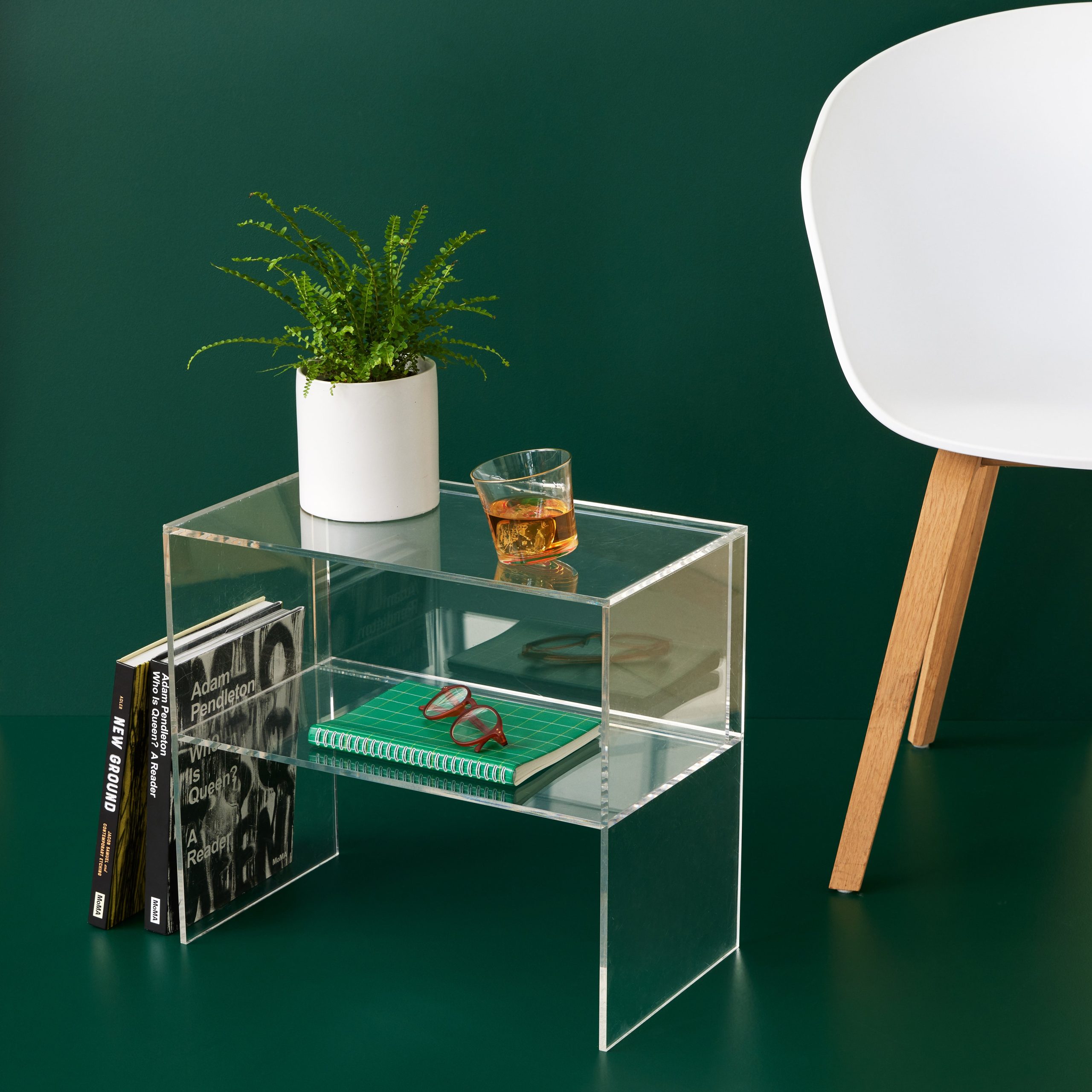 Two-Way Side Table - Clear - Image 5
